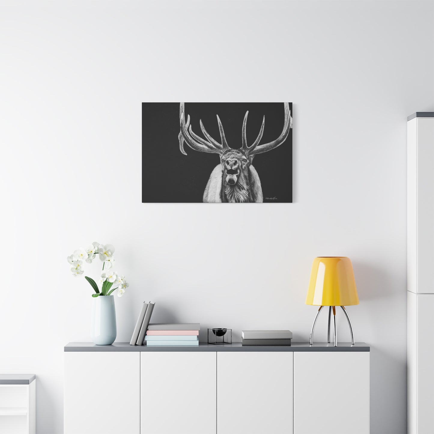 Heavy is the Crown, Matte Canvas Elk, Stretched, 1.25"
