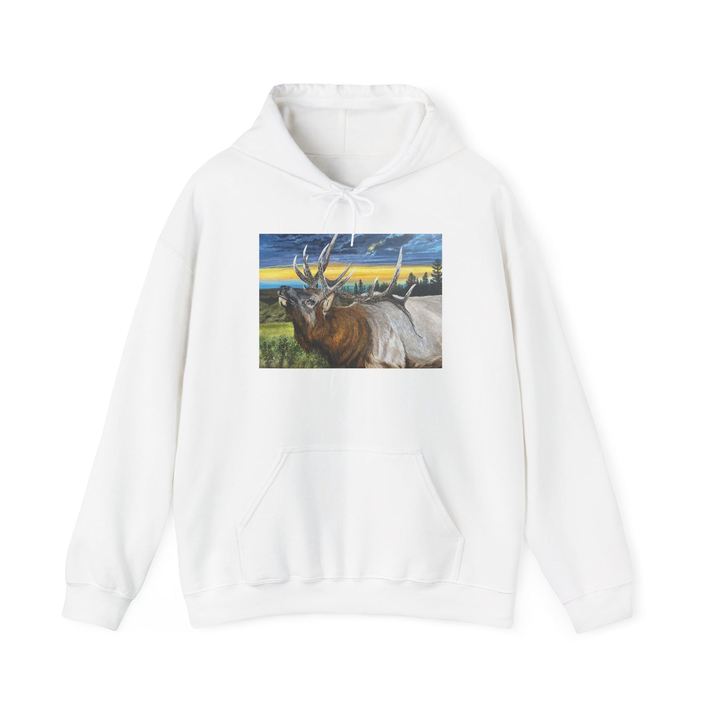 Sunset Serenade, Elk Unisex Hoodie