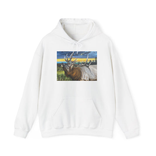 Sunset Serenade, Elk Unisex Hoodie
