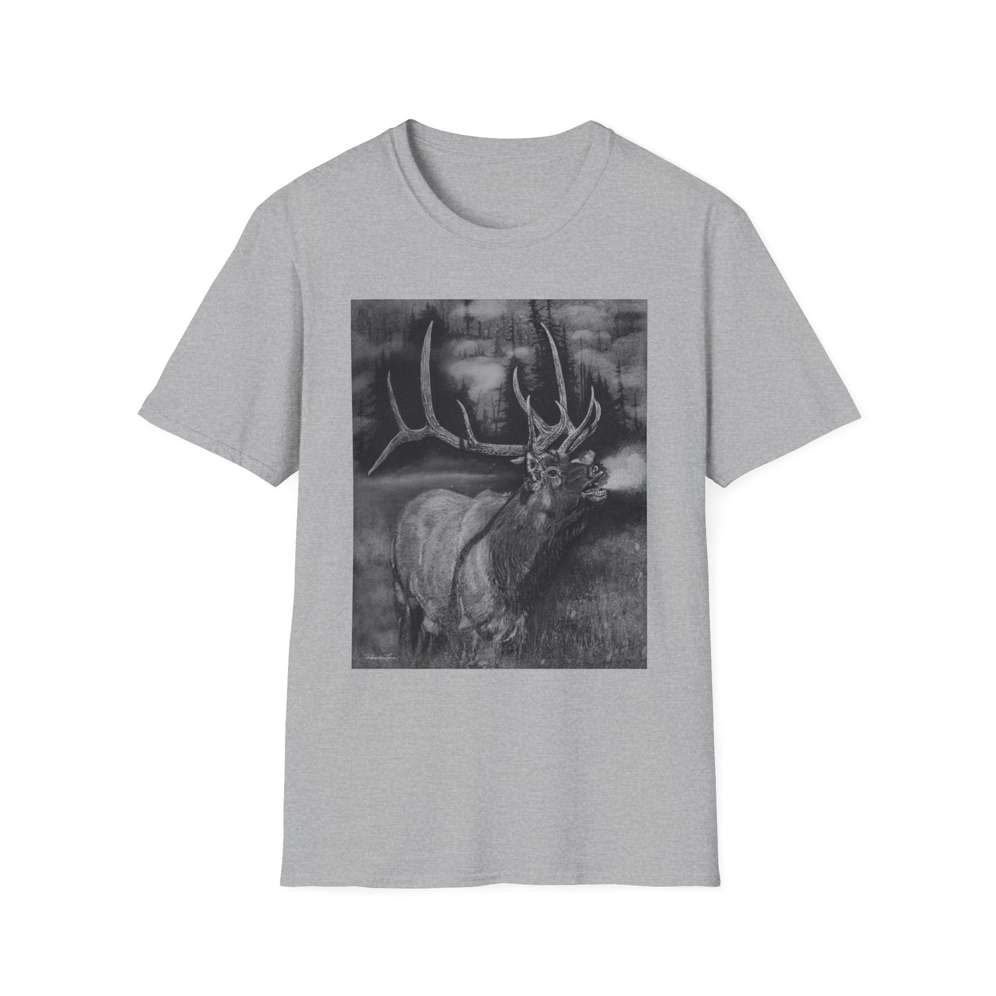 Mountain Music, Elk Unisex Soft T-Shirt