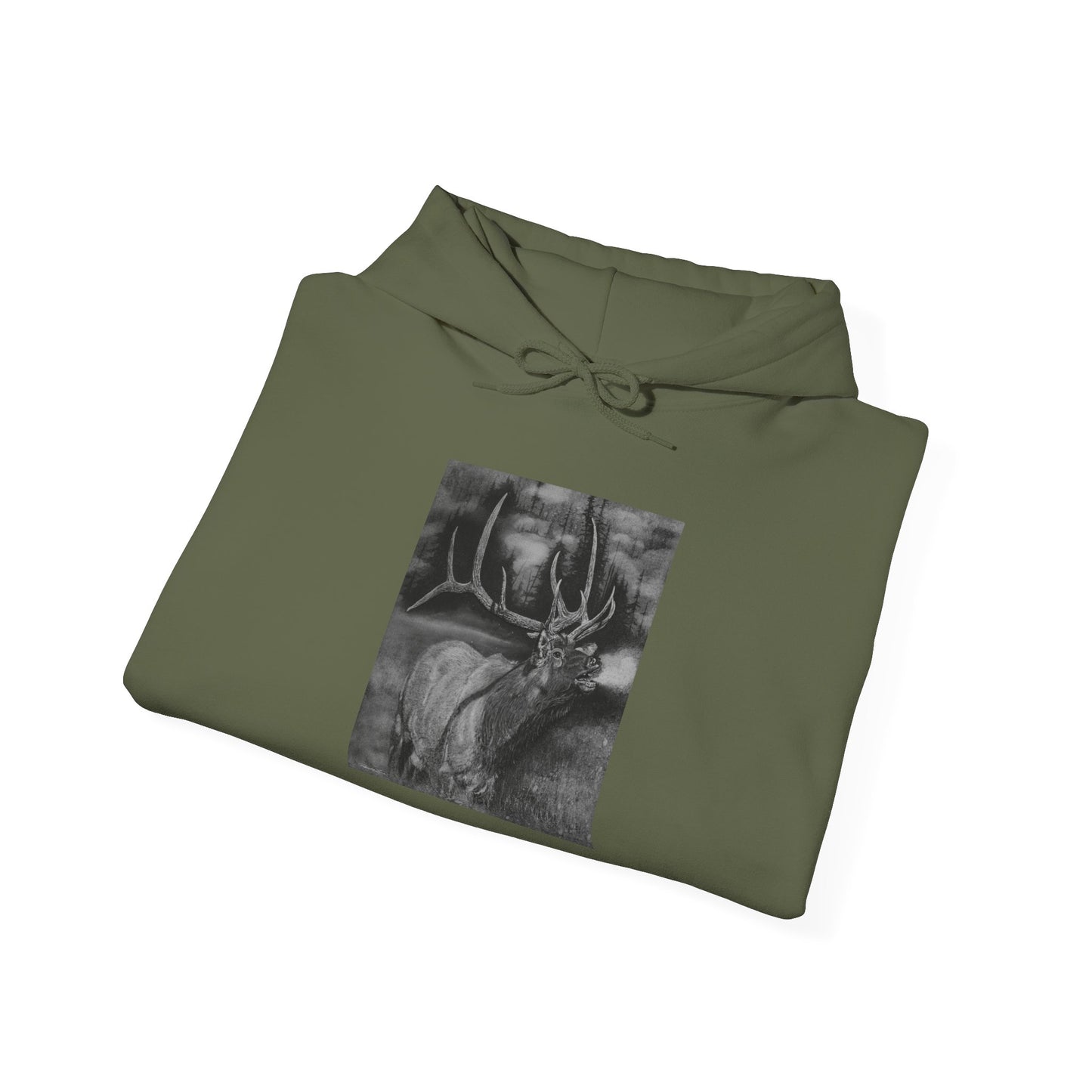 Mountain Music, Elk Unisex Hooded Sweatshirt