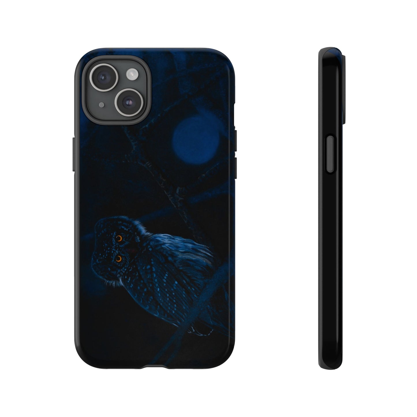 Bright Eyes, Owl Print Phone Case, Tough Cases