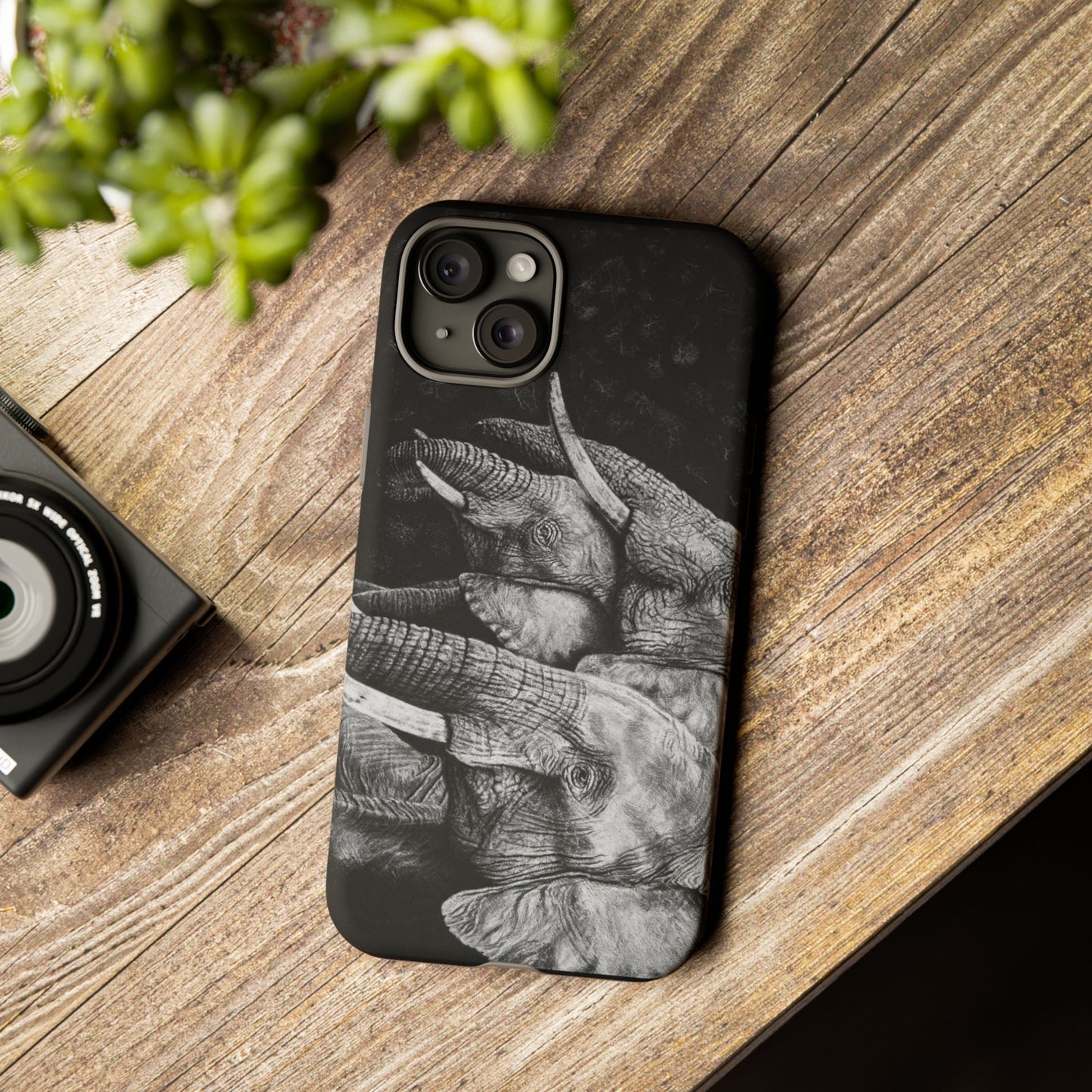Brushland Bond. Elephant Art Tough Phone Case