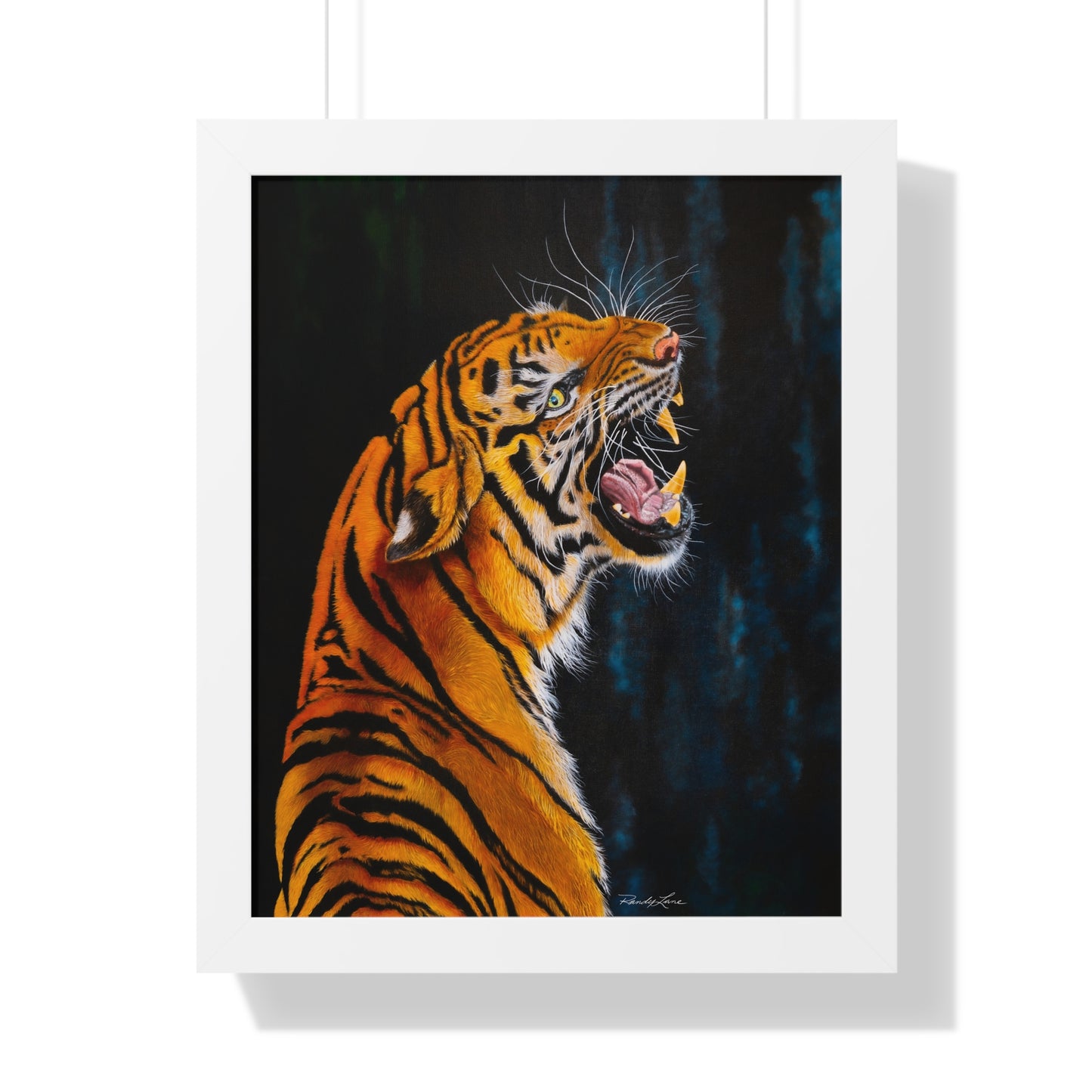 Beautifully Bold, Roaring Tiger Framed Fine Art Print