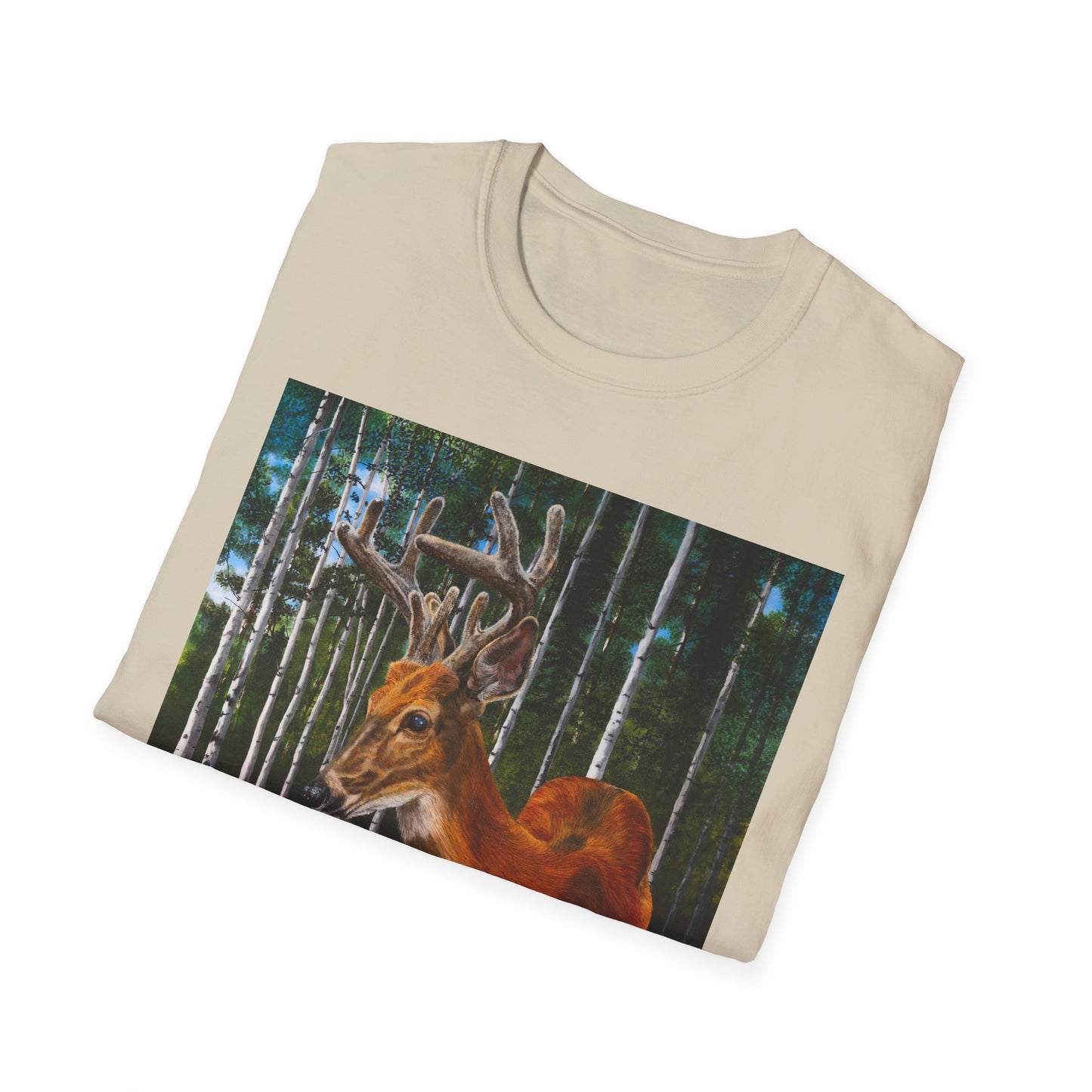 Velvet Crush, Deer Unisex Softstyle T-Shirt