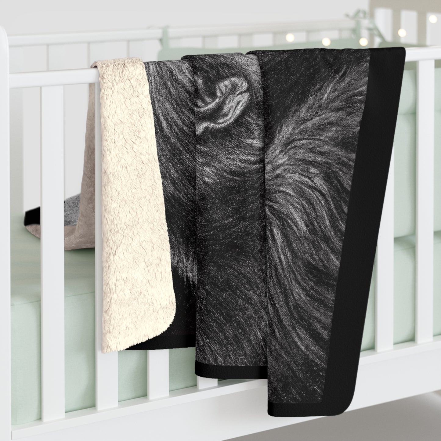 Gorilla, Cozy Sherpa Fleece Blanket