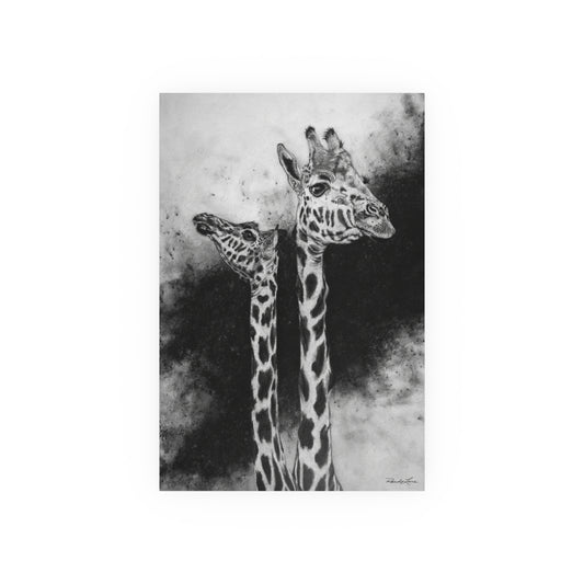 Grace in the Grasslands, Giraffe Fine Art Print