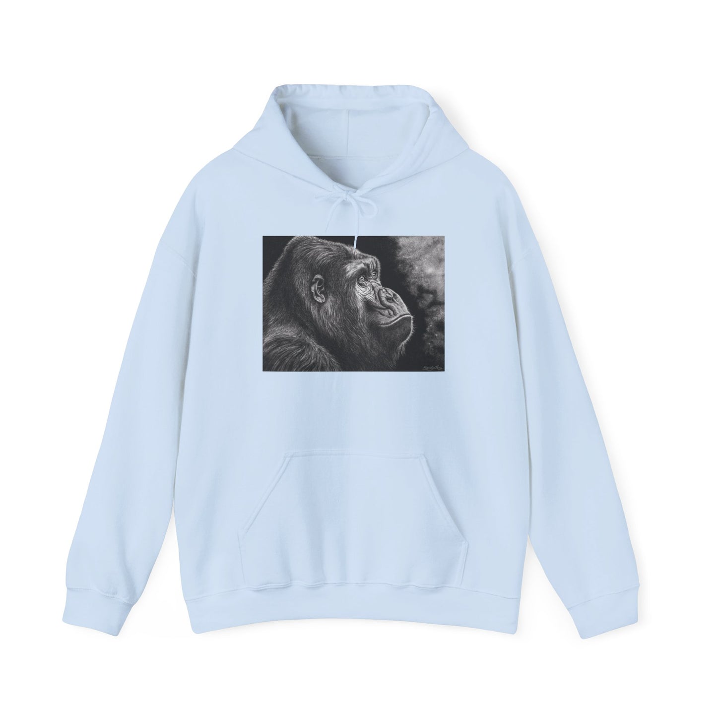 Gorilla Portrait Unisex Hoodie