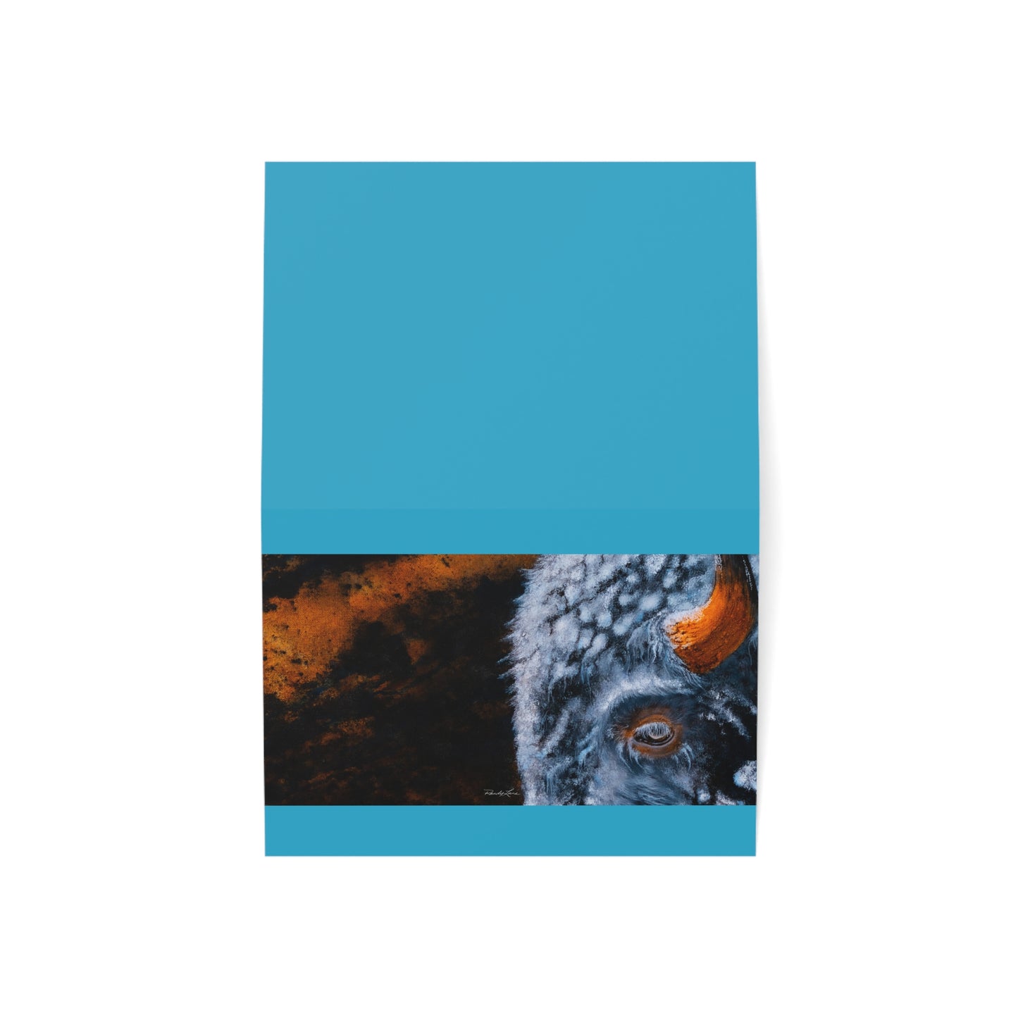 Storm Bison, Greeting Cards Perfect for Any Occasion or Celebration, 1-50 pcs Available