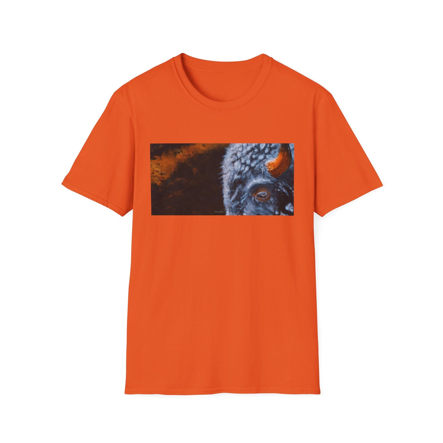 Storm Bison, Unisex Softstyle T-Shirt
