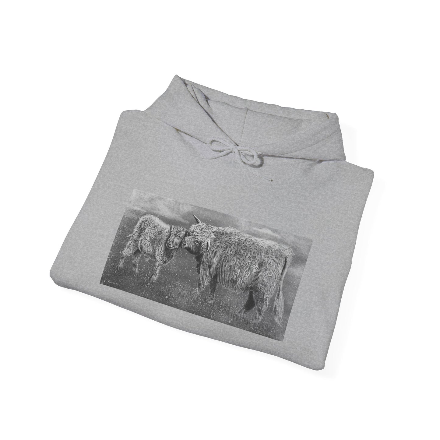 Highland Love, Hoodie, Cozy Unisex Sweatshirt