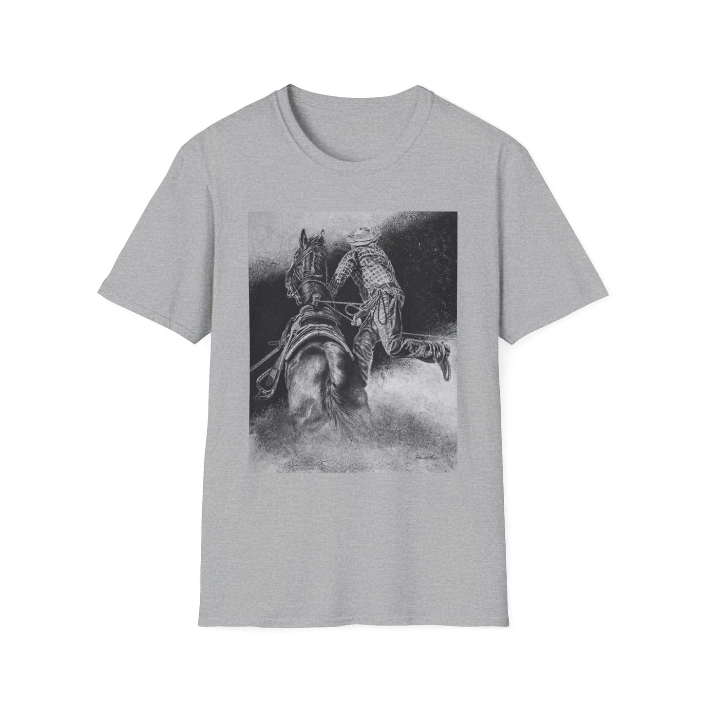 The Dismount. Steer Roper Unisex Softstyle T-Shirt