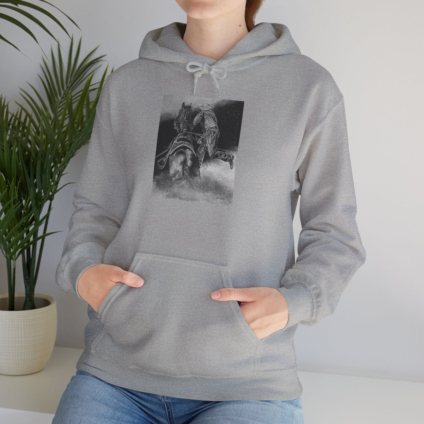 The Dismount. Steer Roper Unisex Hooded Sweatshirt