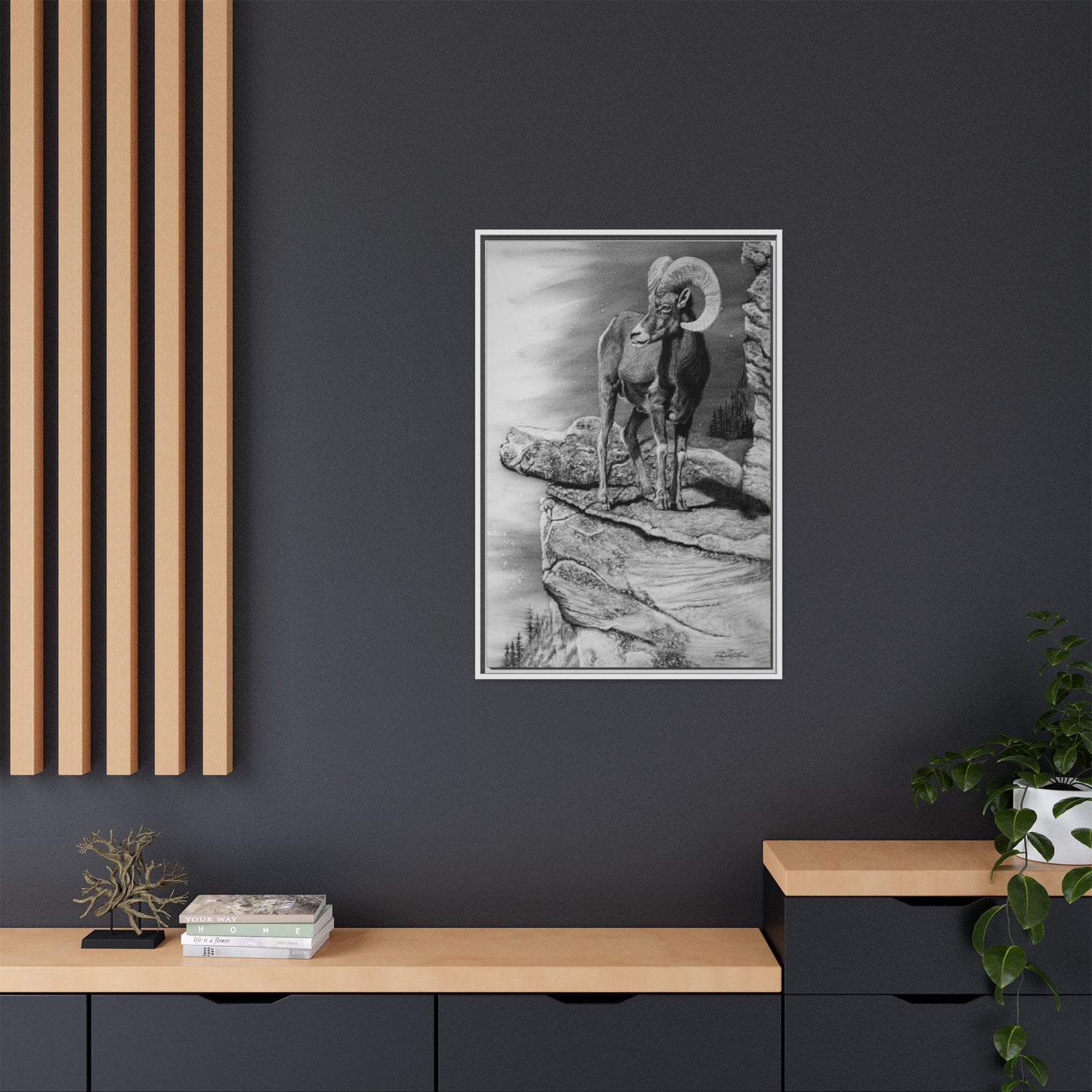 Legendary, Bighorn Sheep Framed Fine Art Print