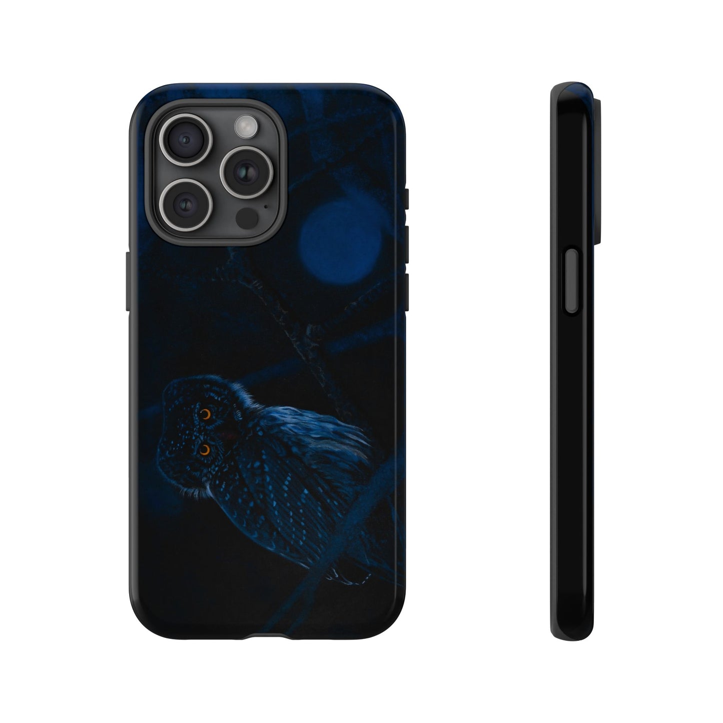 Bright Eyes, Owl Print Phone Case, Tough Cases