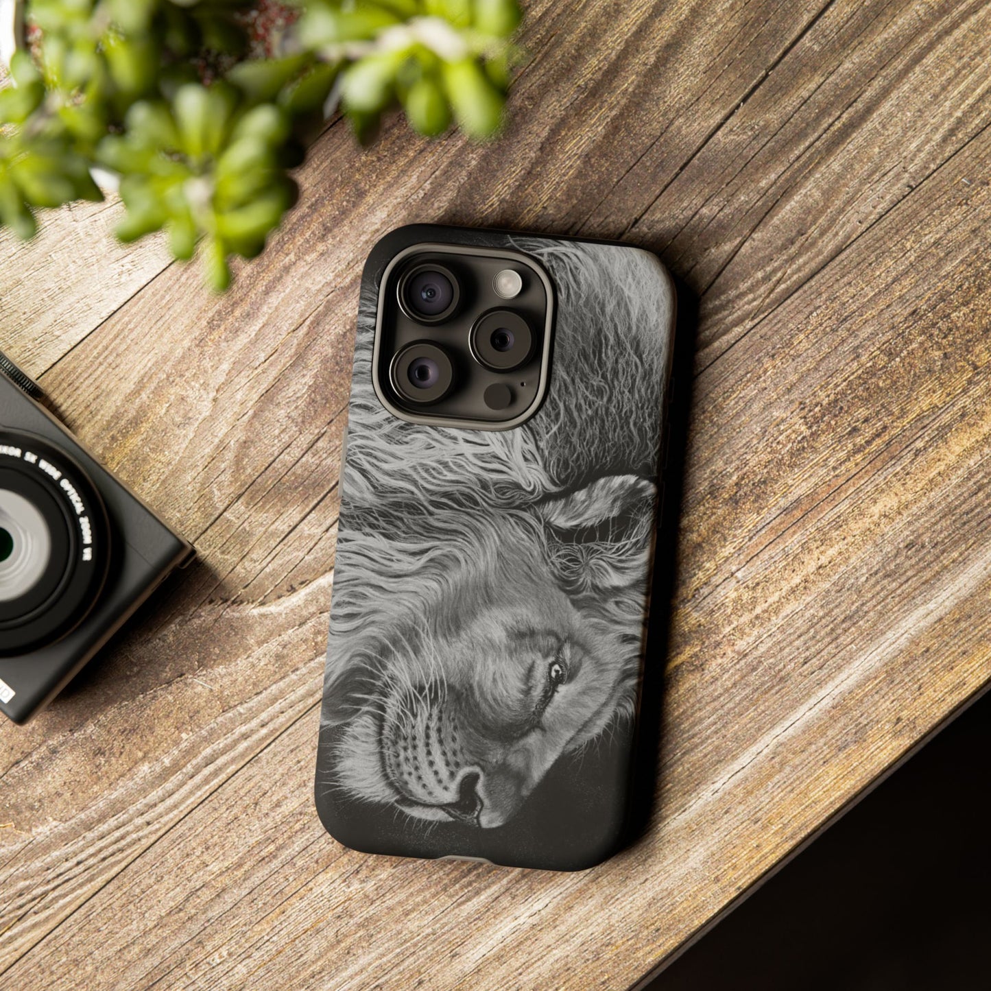 King of Cool, Lion Phone Case, Tough & Artistic Smartphone Case