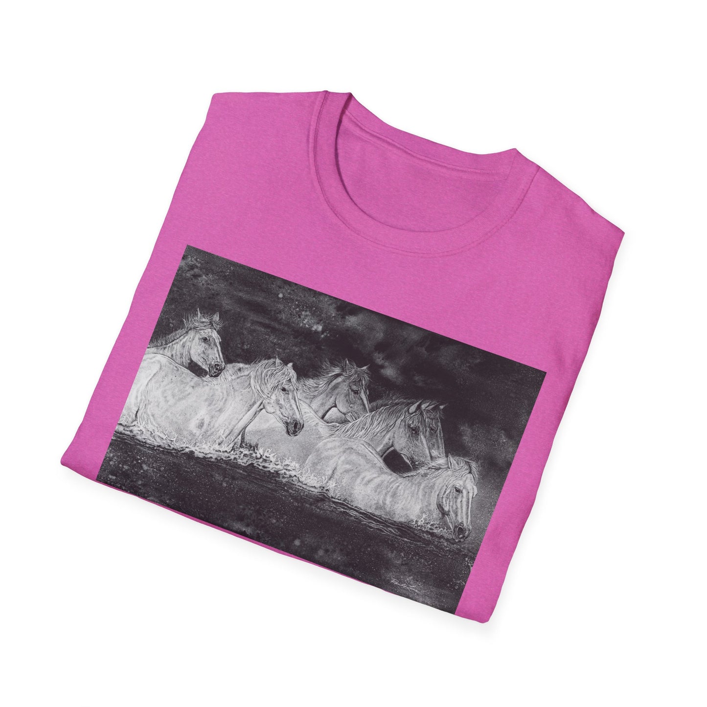 Night Swim, Horse Unisex Tee,