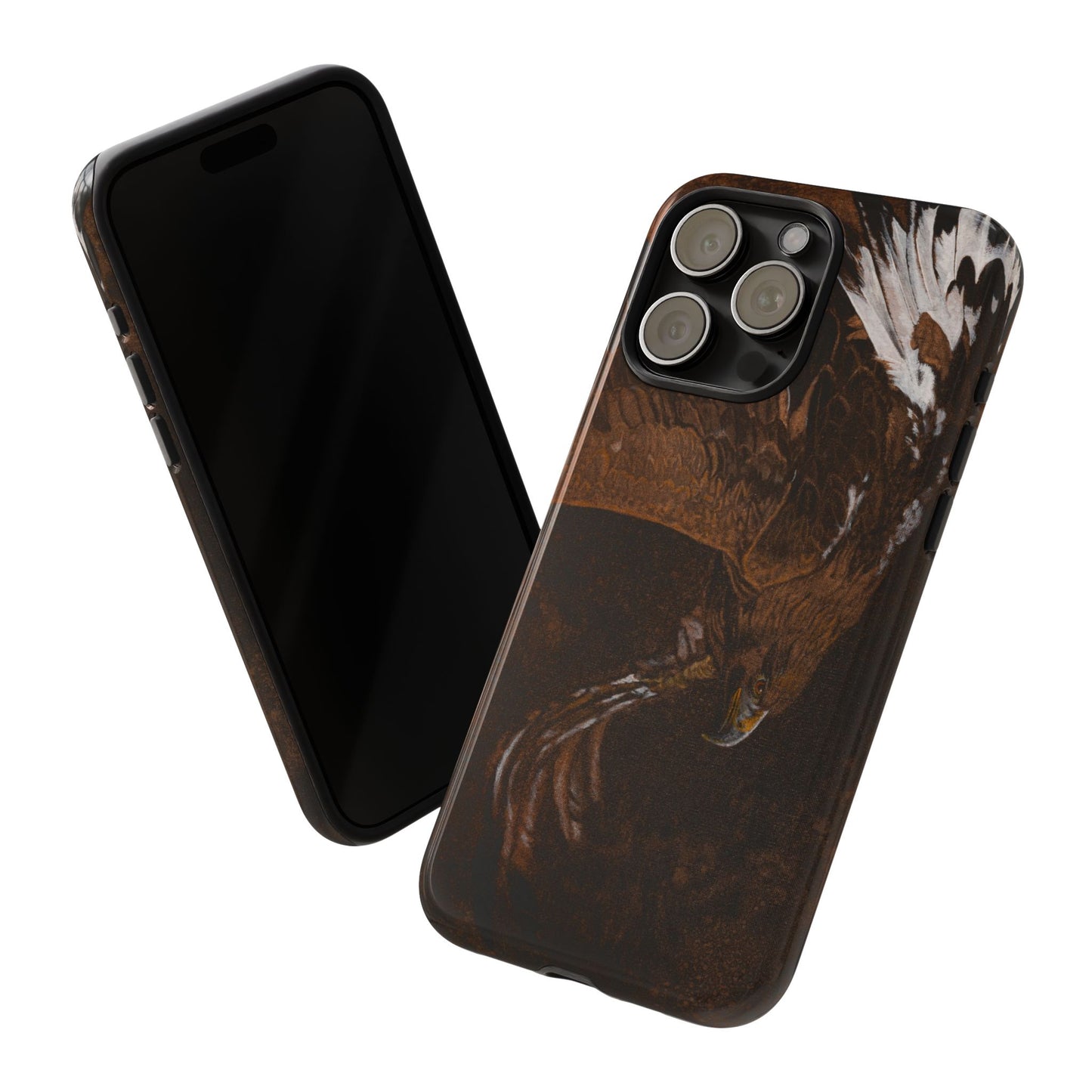 Golden Flight, Eagle Design Phone Case, Tough Cases
