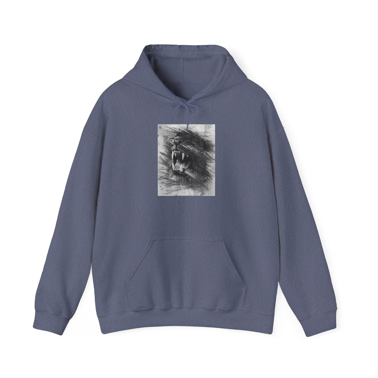 Let the Lion Roar, Lion Graphic Hoodie, Unisex Heavy Blend Hooded Sweatshirt
