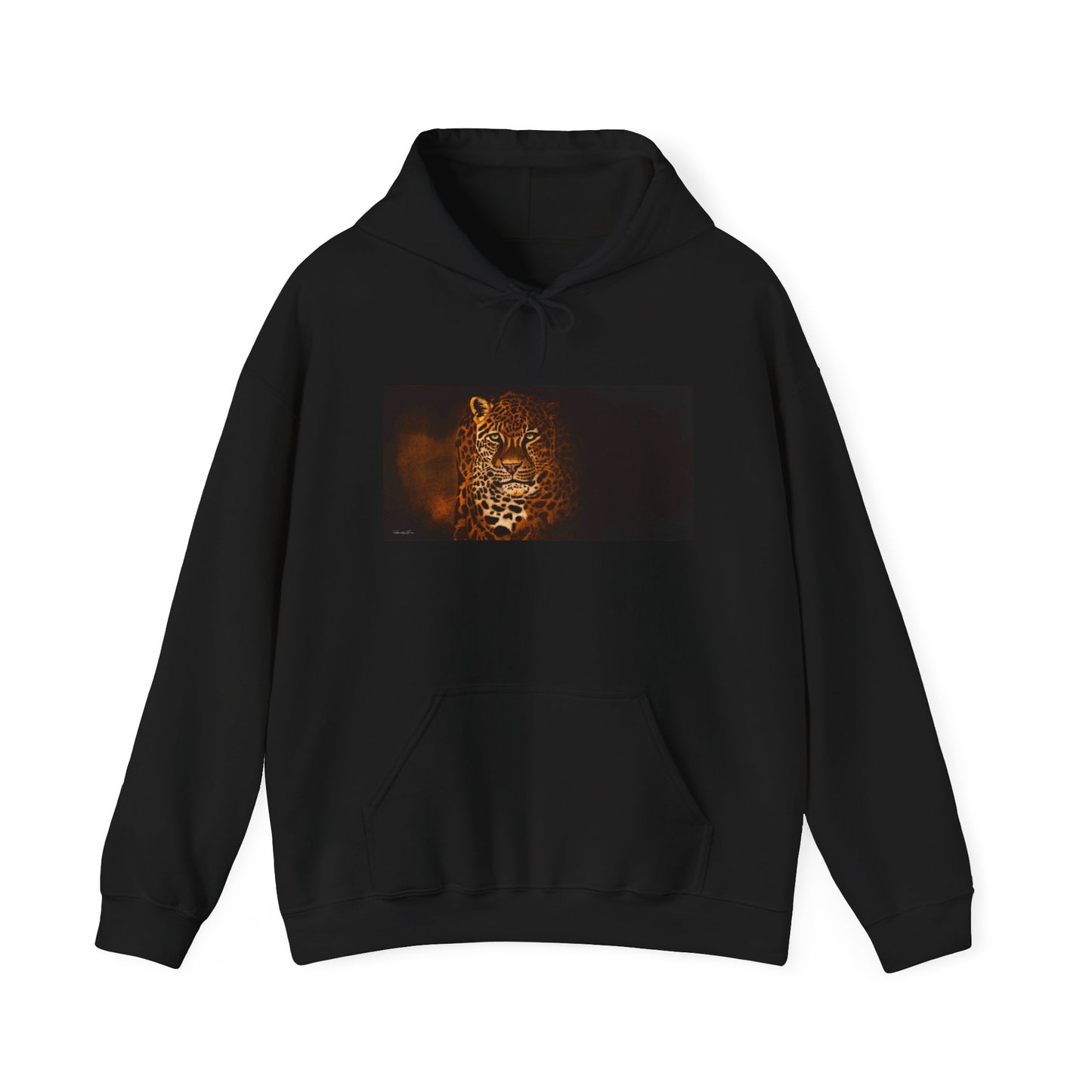 Shadow Hunter, Leopard Print Unisex Hoodie