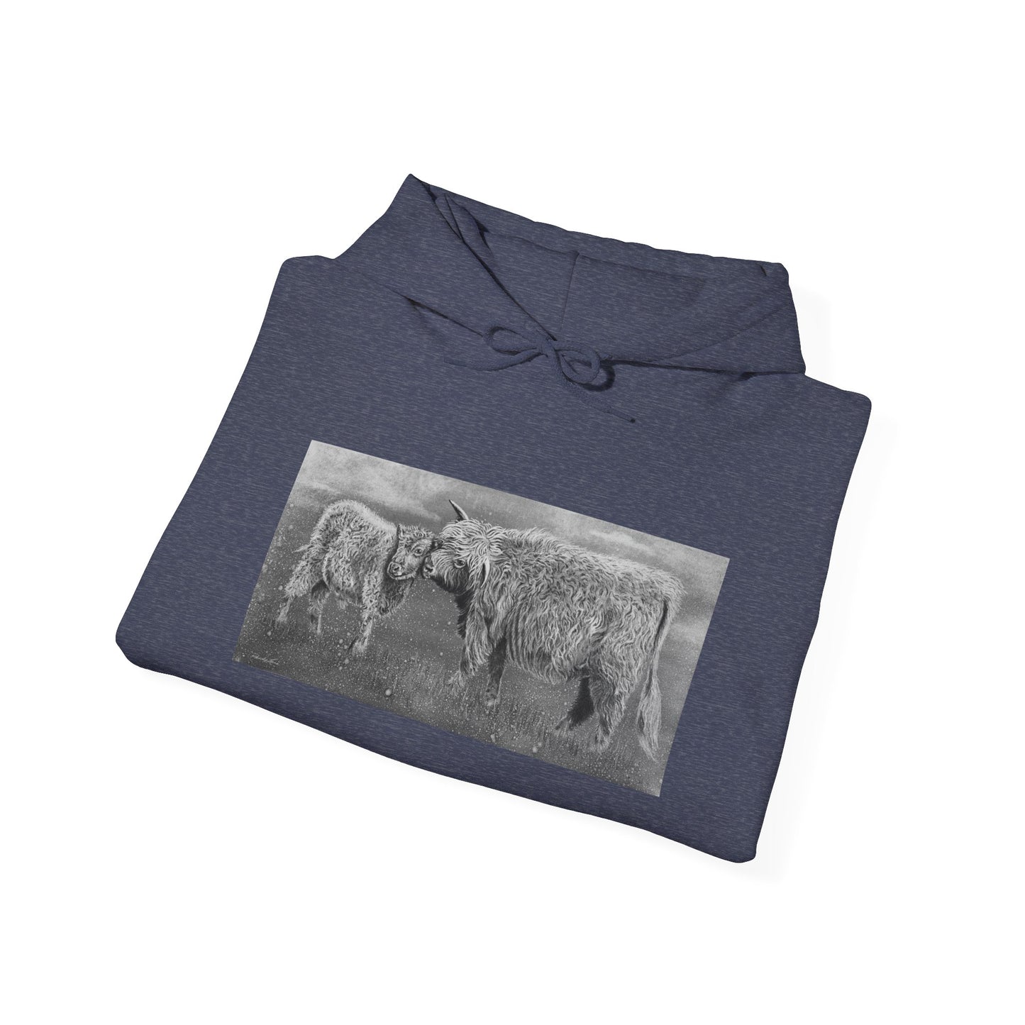 Highland Love, Hoodie, Cozy Unisex Sweatshirt