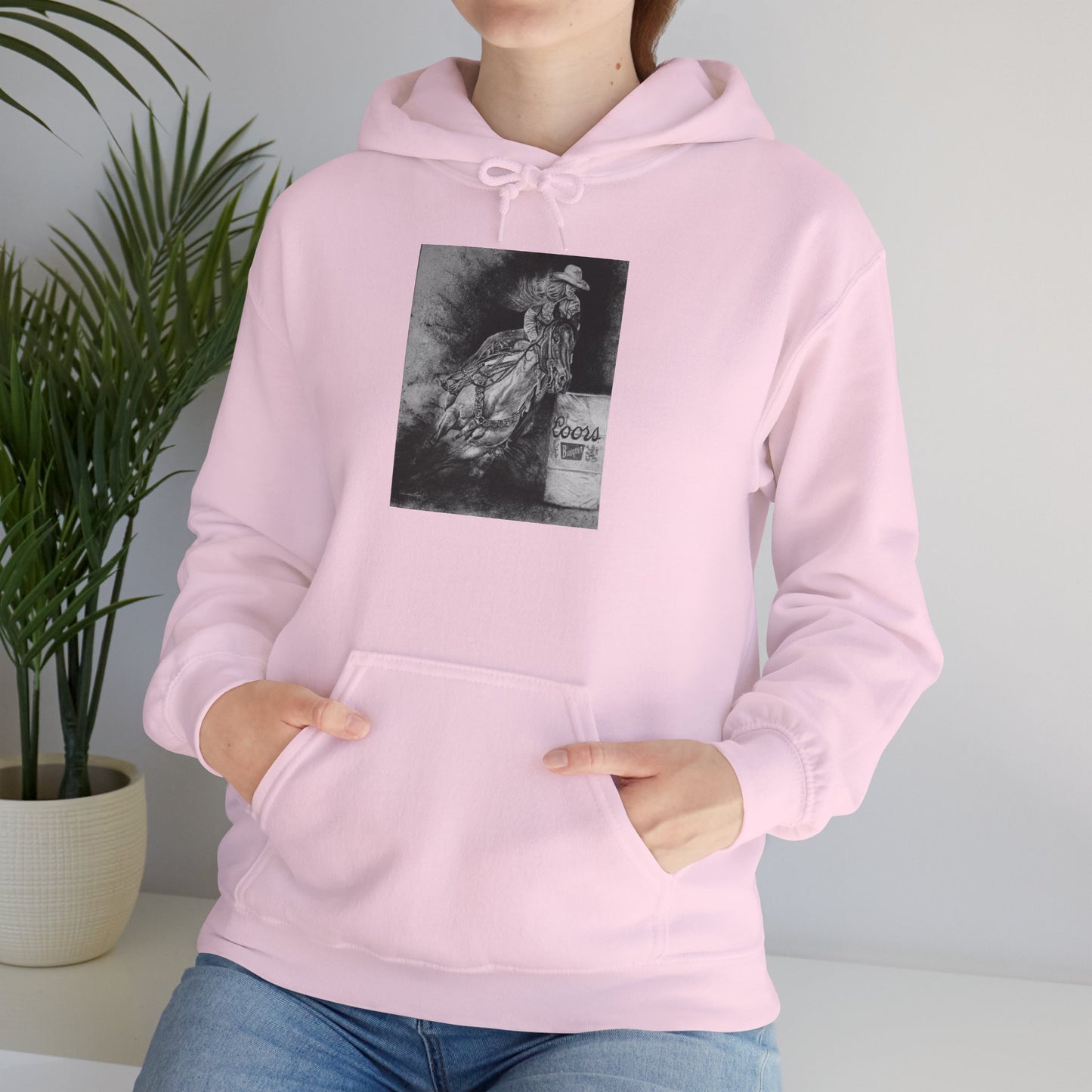 Sophie's Run. Rodeo Barrel Racer Unisex Heavy Blend™ Hooded Sweatshirt