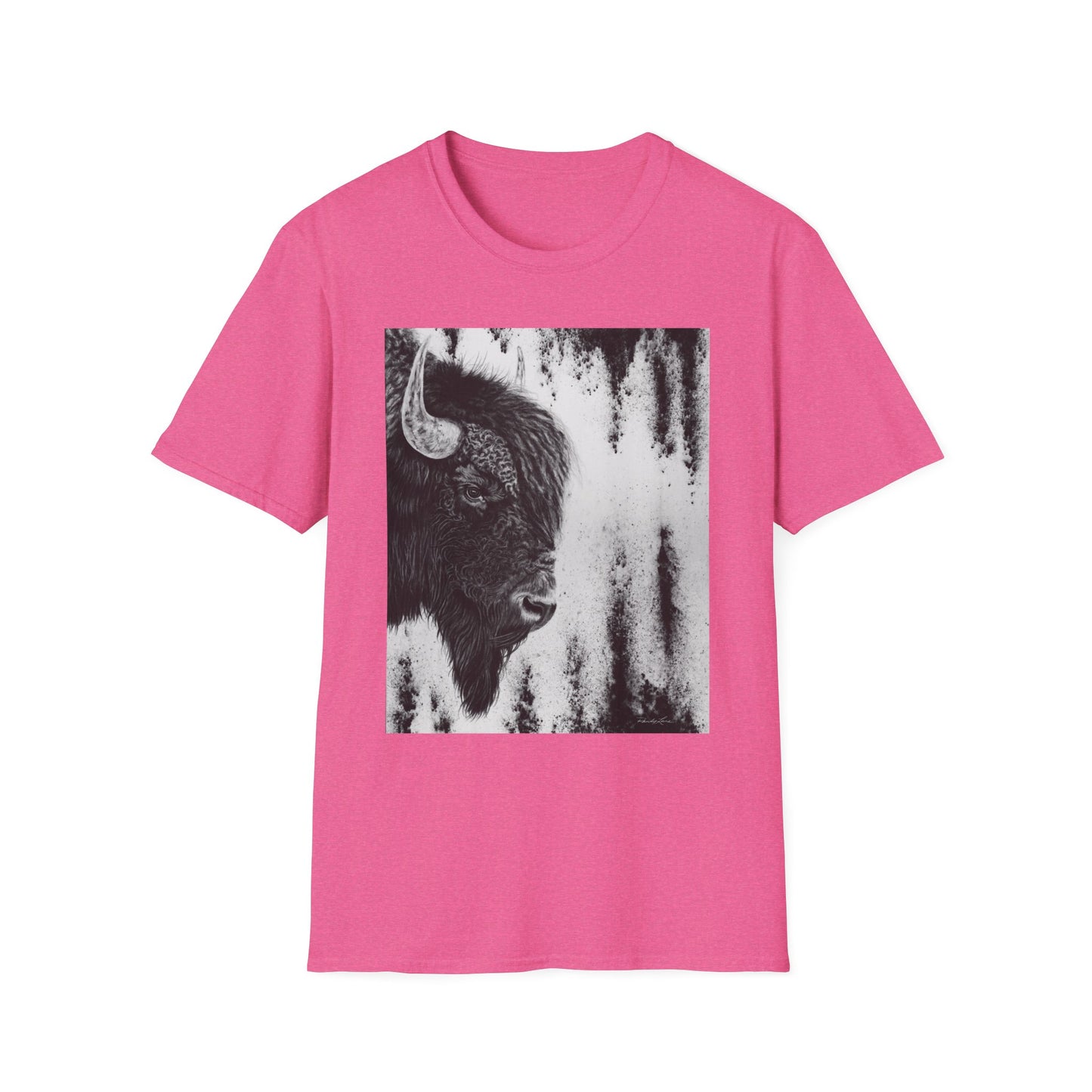 Pride, Bison Graphic Tee, Unisex Softstyle T-Shirt