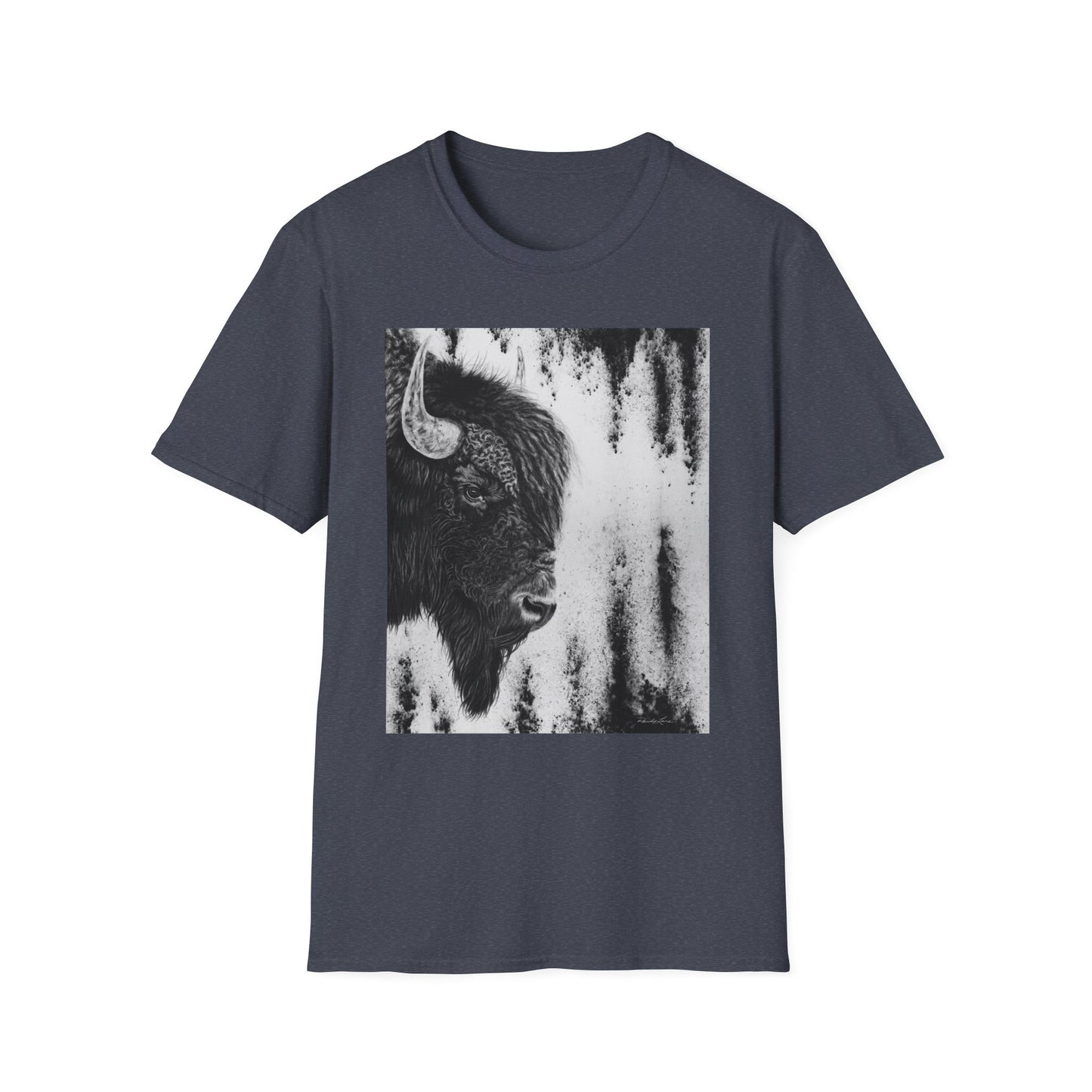 Pride, Bison Graphic Tee, Unisex Softstyle T-Shirt