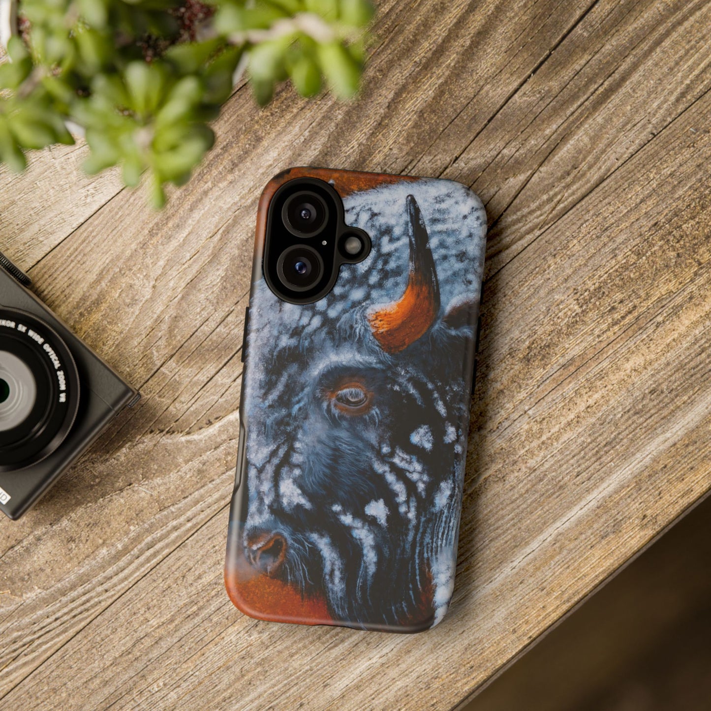 Storm Bison, Phone Case
