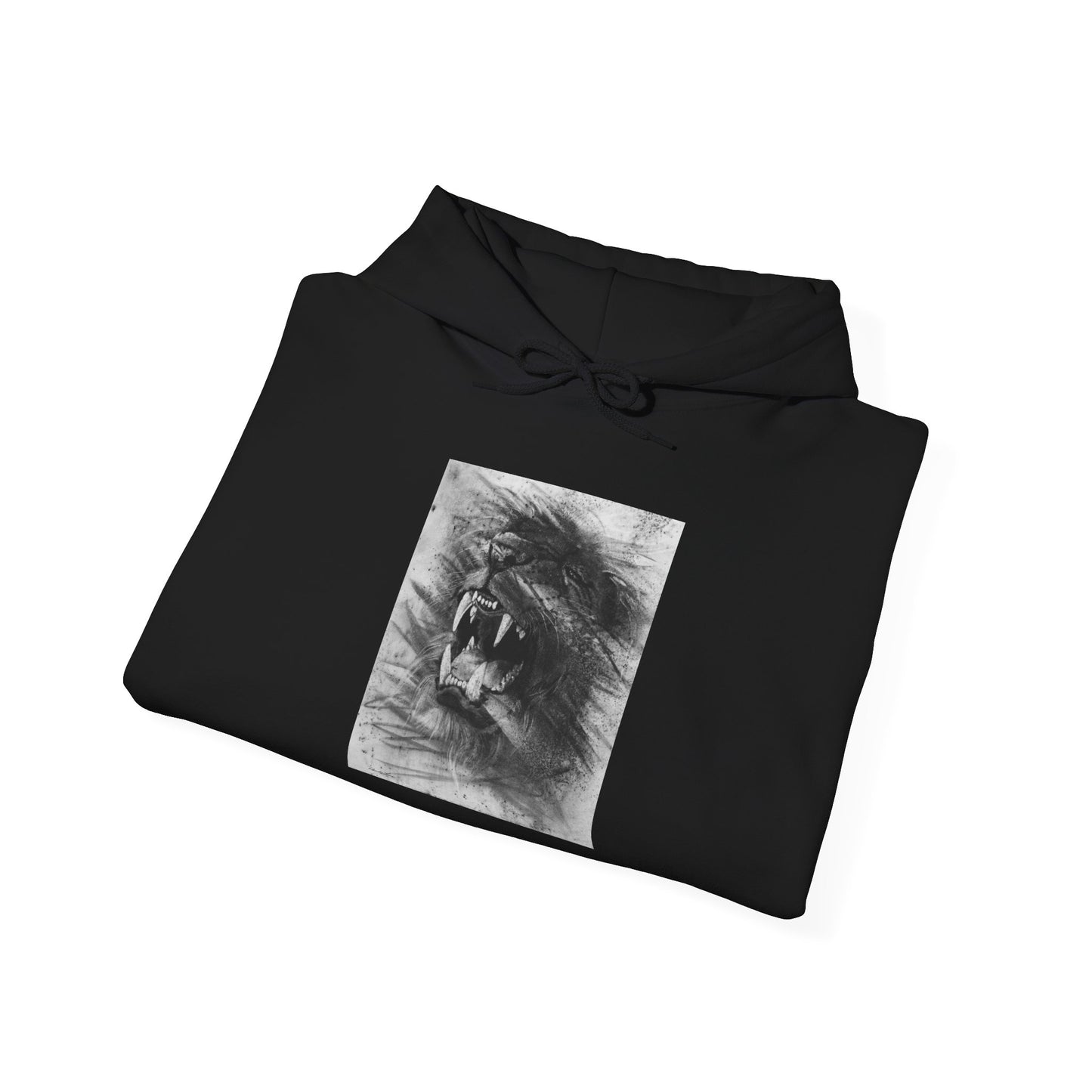 Let the Lion Roar, Lion Graphic Hoodie, Unisex Heavy Blend Hooded Sweatshirt