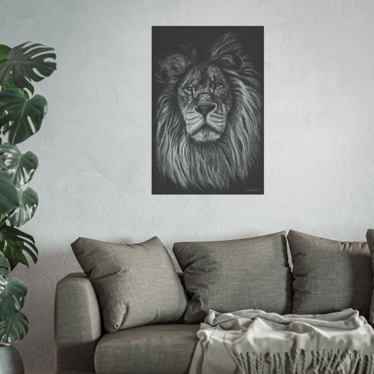 The Mane Event, Lion Fine Art Print (Satin/Matte)