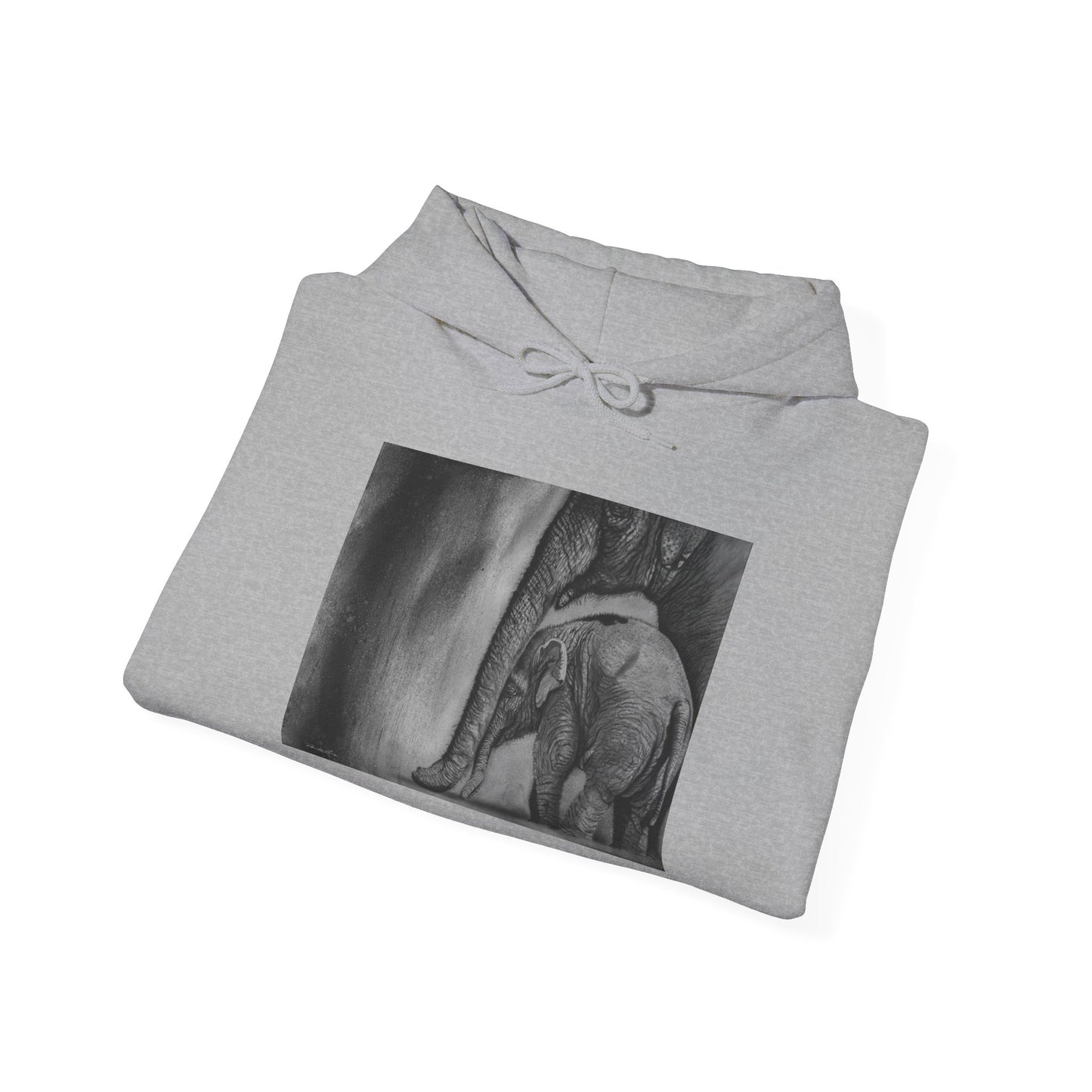 Trunks of Love, Elephant Hoodie Unisex Sweatshirt