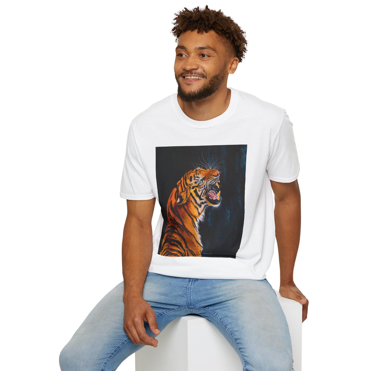 Beautifully Bold, Tiger Roar Unisex Softstyle T-Shirt