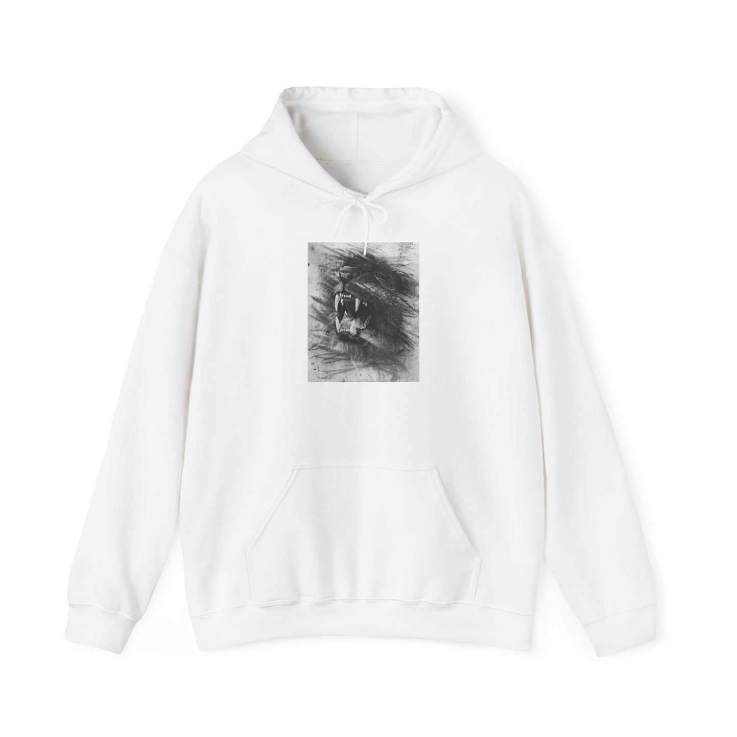 Let the Lion Roar, Lion Graphic Hoodie, Unisex Heavy Blend Hooded Sweatshirt
