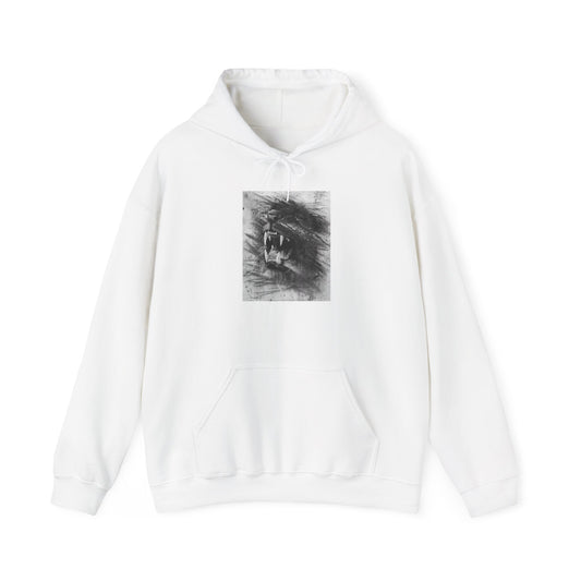 Let the Lion Roar, Lion Graphic Hoodie, Unisex Heavy Blend Hooded Sweatshirt
