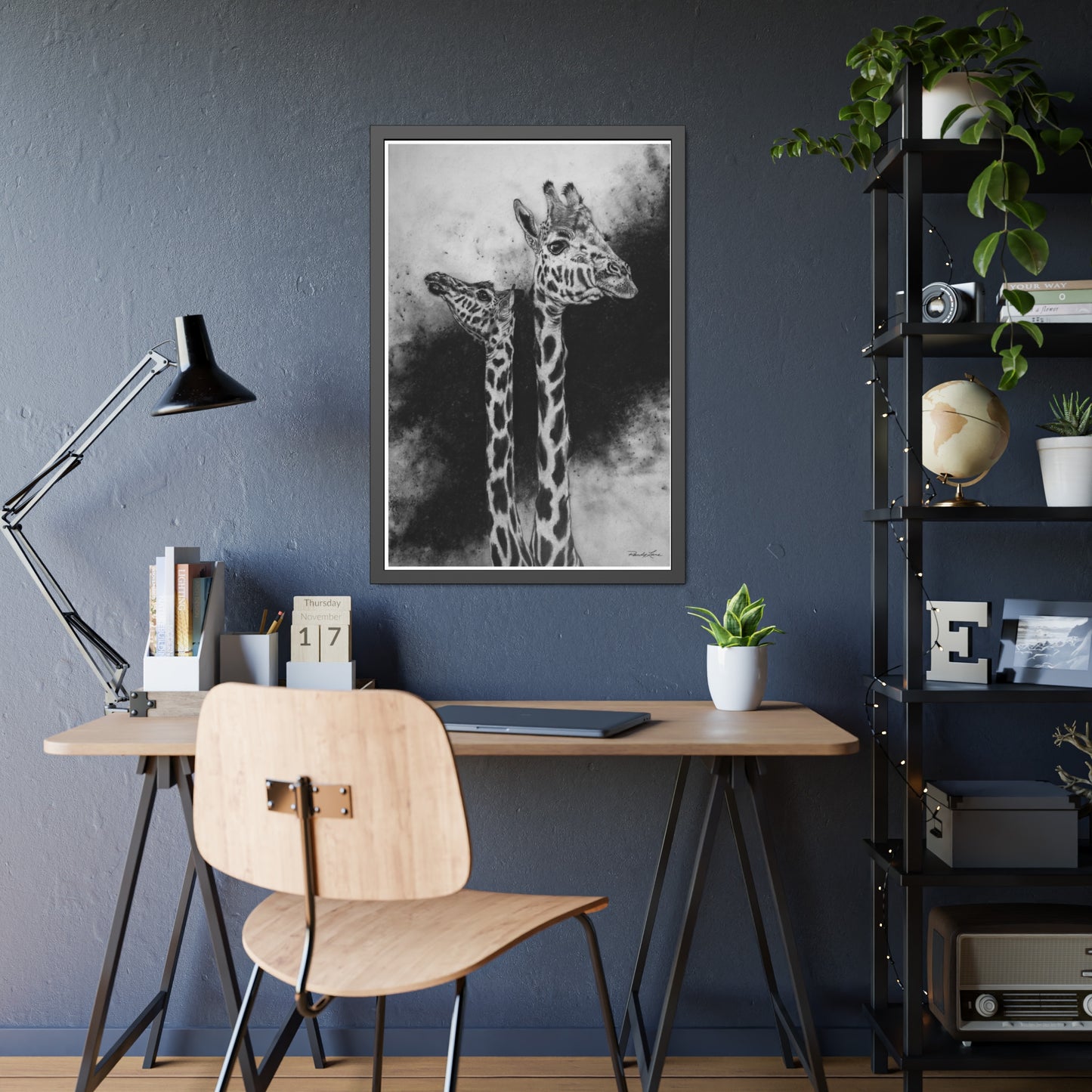 Grace in the Grasslands, Framed Fine Art Prints