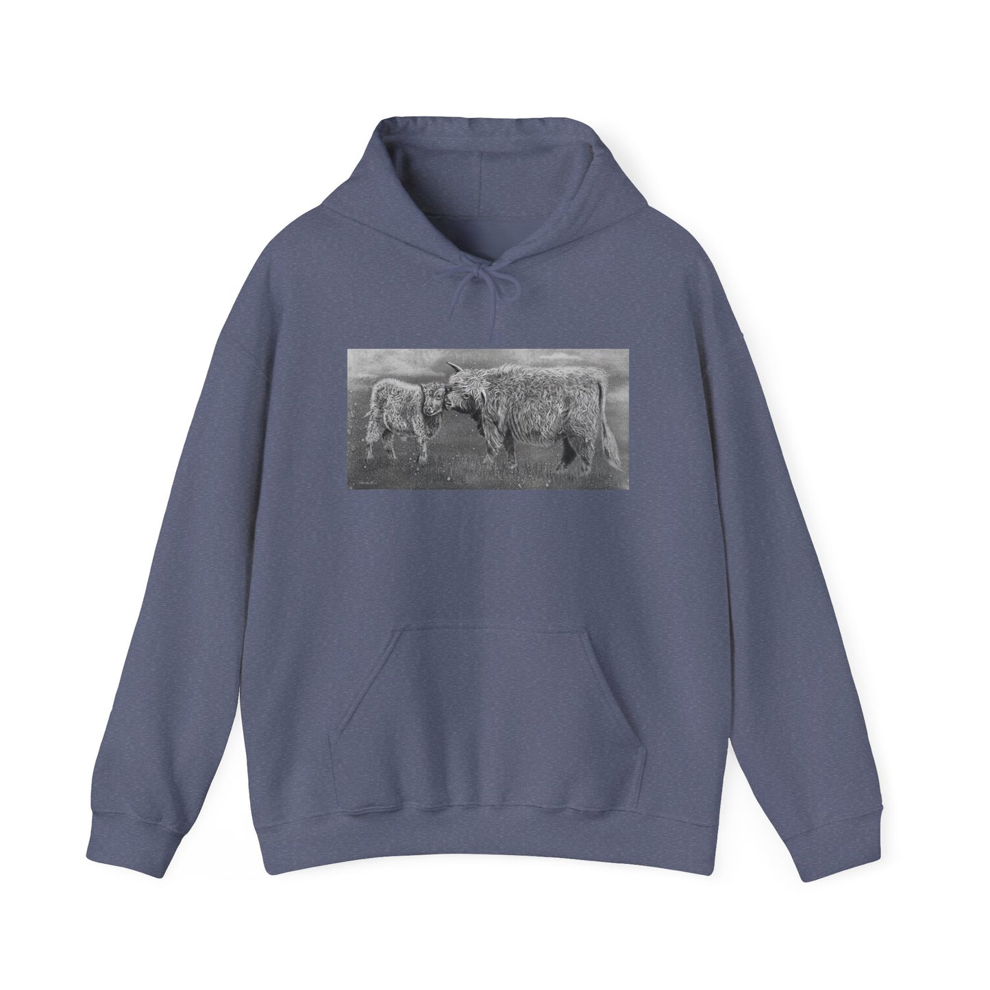 Highland Love, Hoodie, Cozy Unisex Sweatshirt