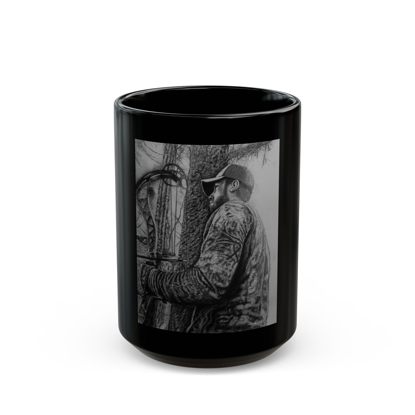 The Grind, Archery Hunter Black Mug, 11oz & 15oz Options