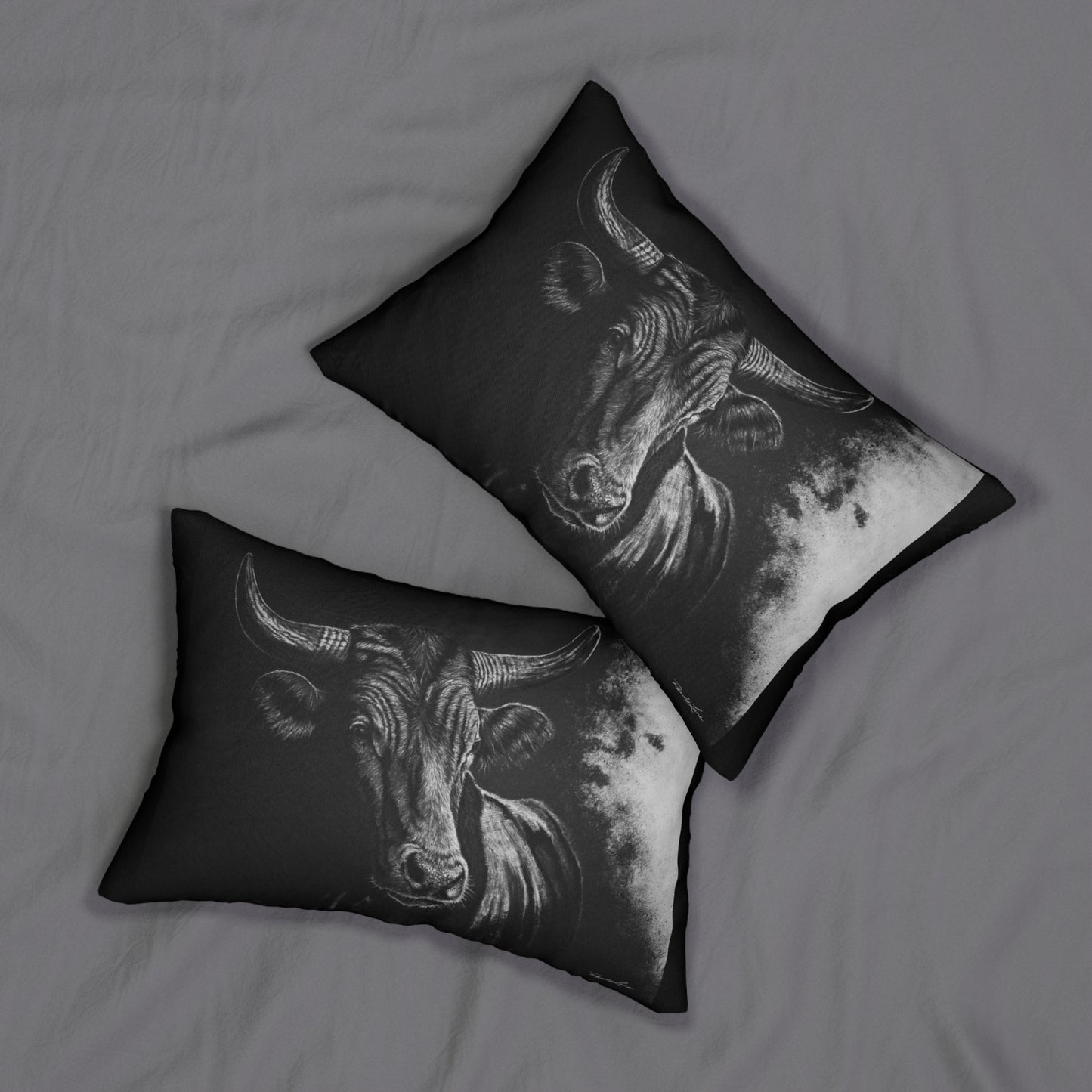 Stonebreaker. Bucking Bull Lumbar Pillow