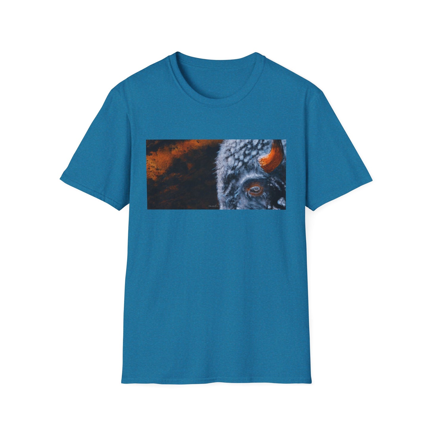Storm Bison, Unisex Softstyle T-Shirt