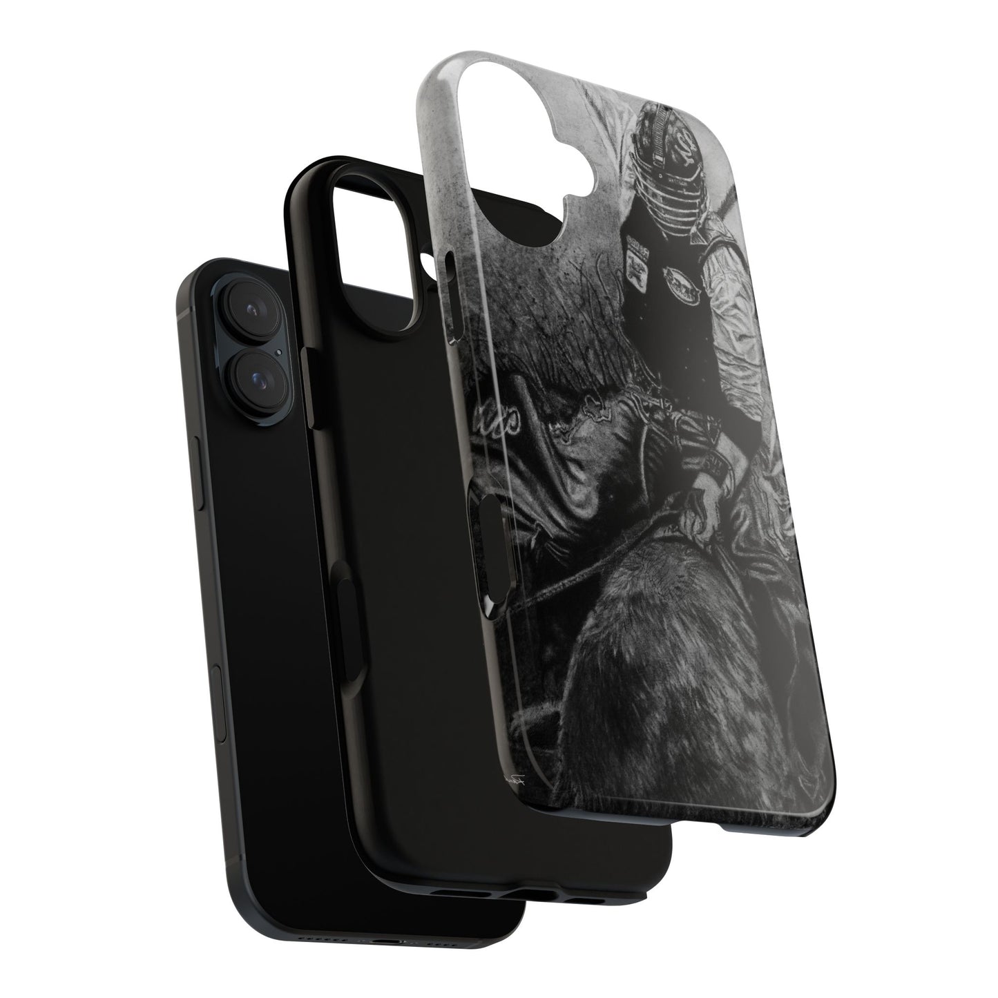 Gettin Frosty. Bull Rider Tough Cases: Durable Phone Case