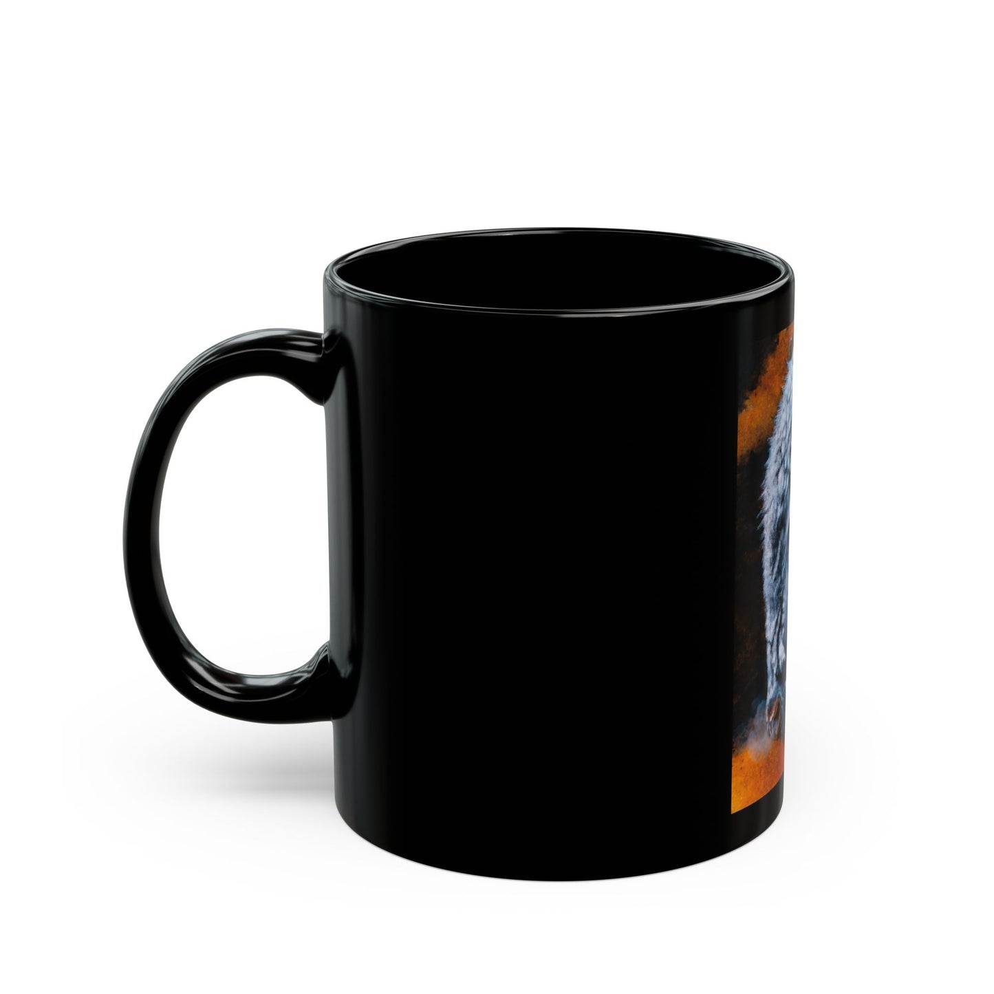 Storm Bison, Black Mug