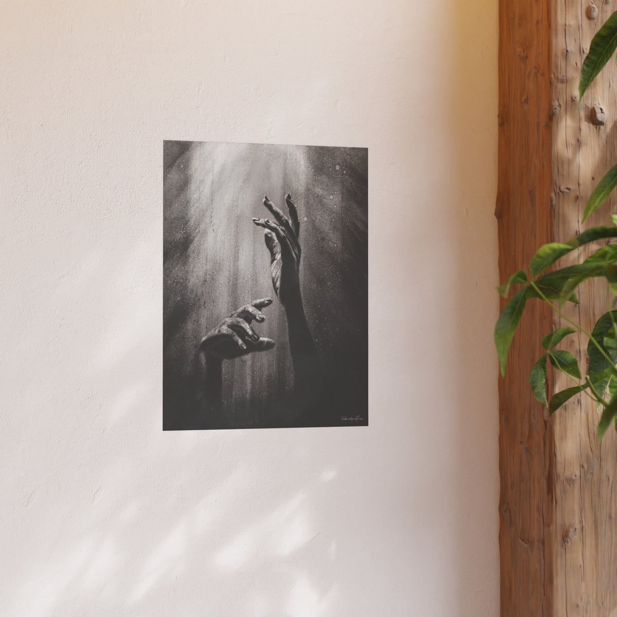 Divine Dance, Reaching Hands Fine Art Print