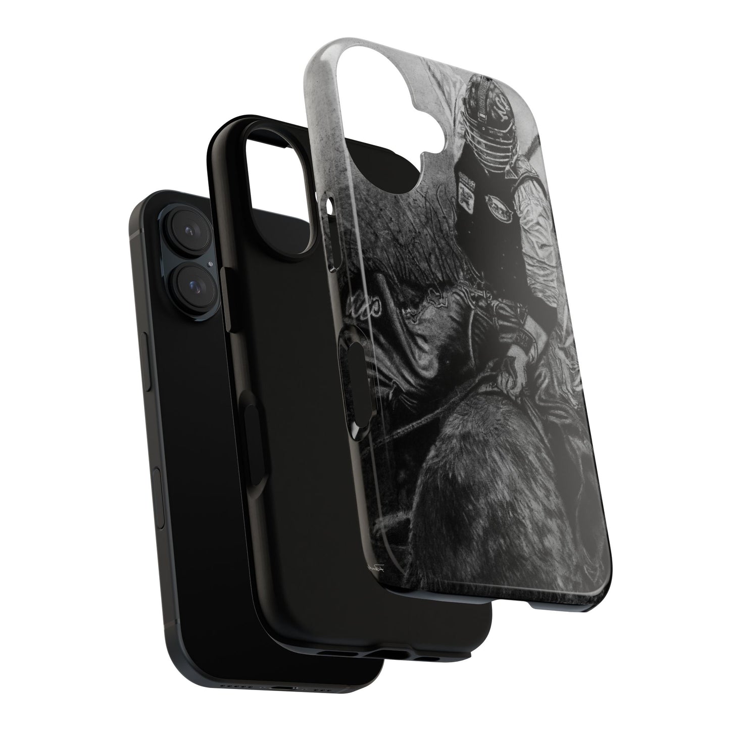 Gettin Frosty. Bull Rider Tough Cases: Durable Phone Case