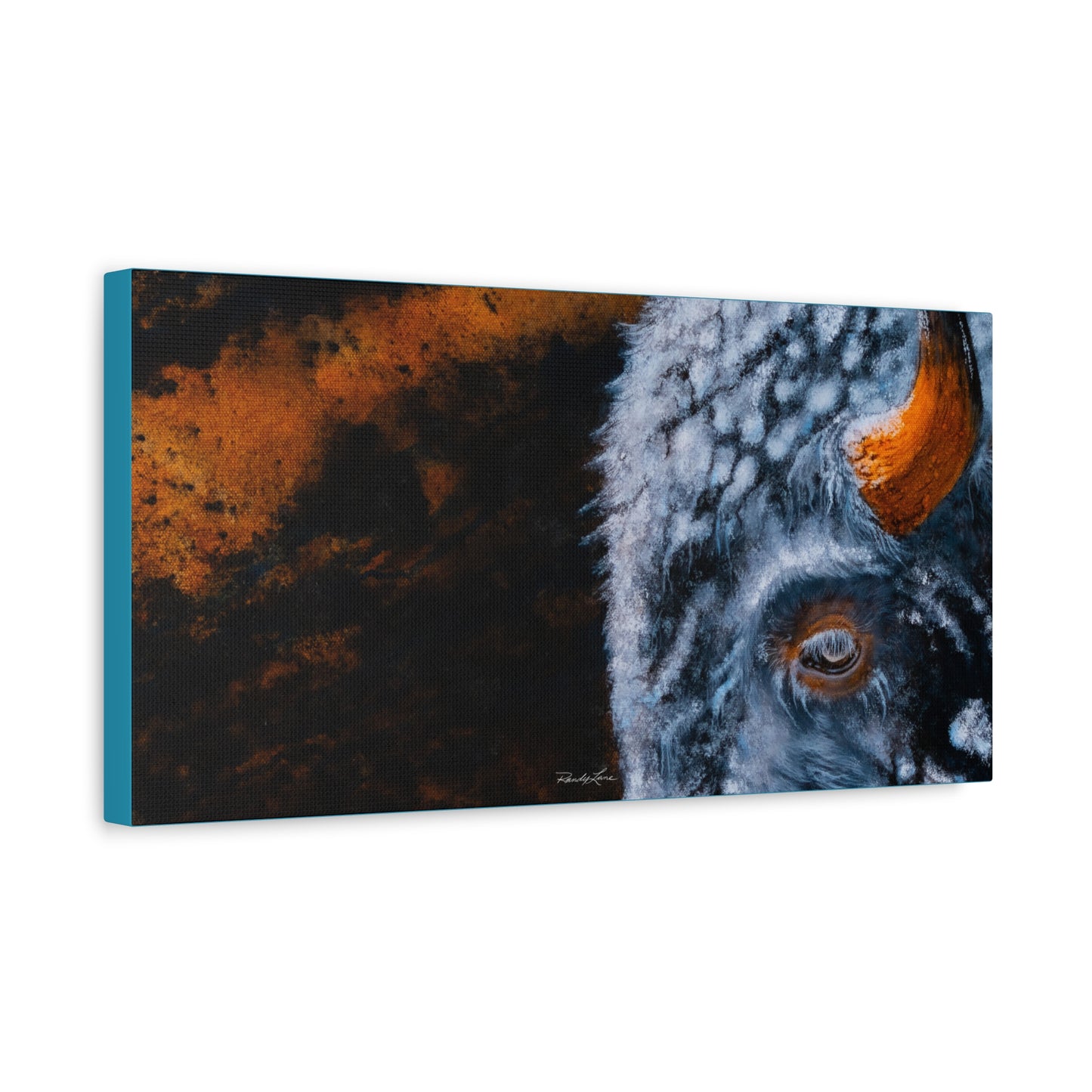 Storm Bison,  Canvas Wall Art