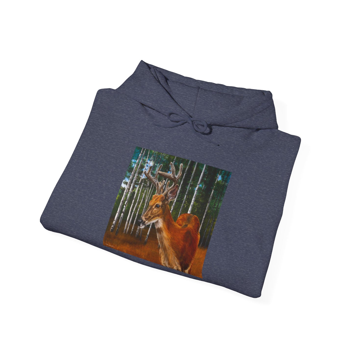 Velvet Crush, Deer Unisex Heavy Blend™ Hooded Sweatshirt
