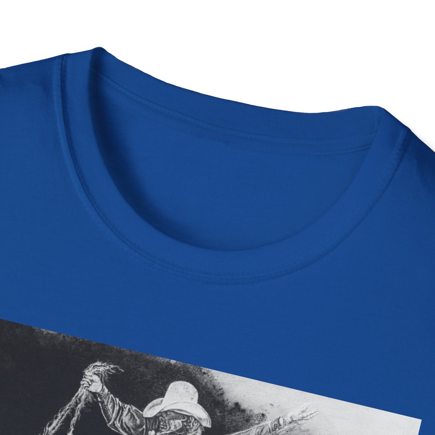 Big Grey, Rodeo Bareback Bronc Painting T-Shirt