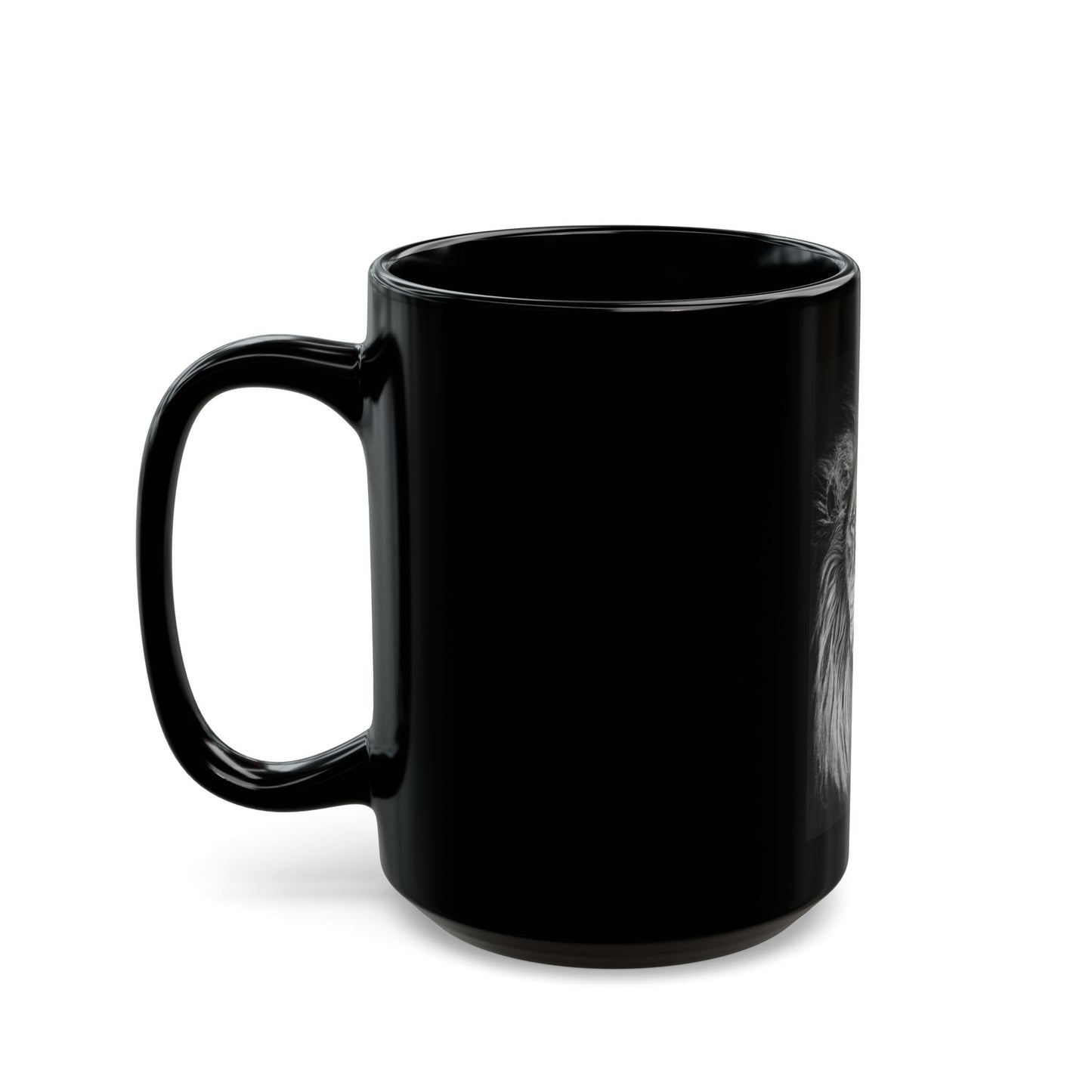 The Mane Event, Lion Black Mug (11oz, 15oz)