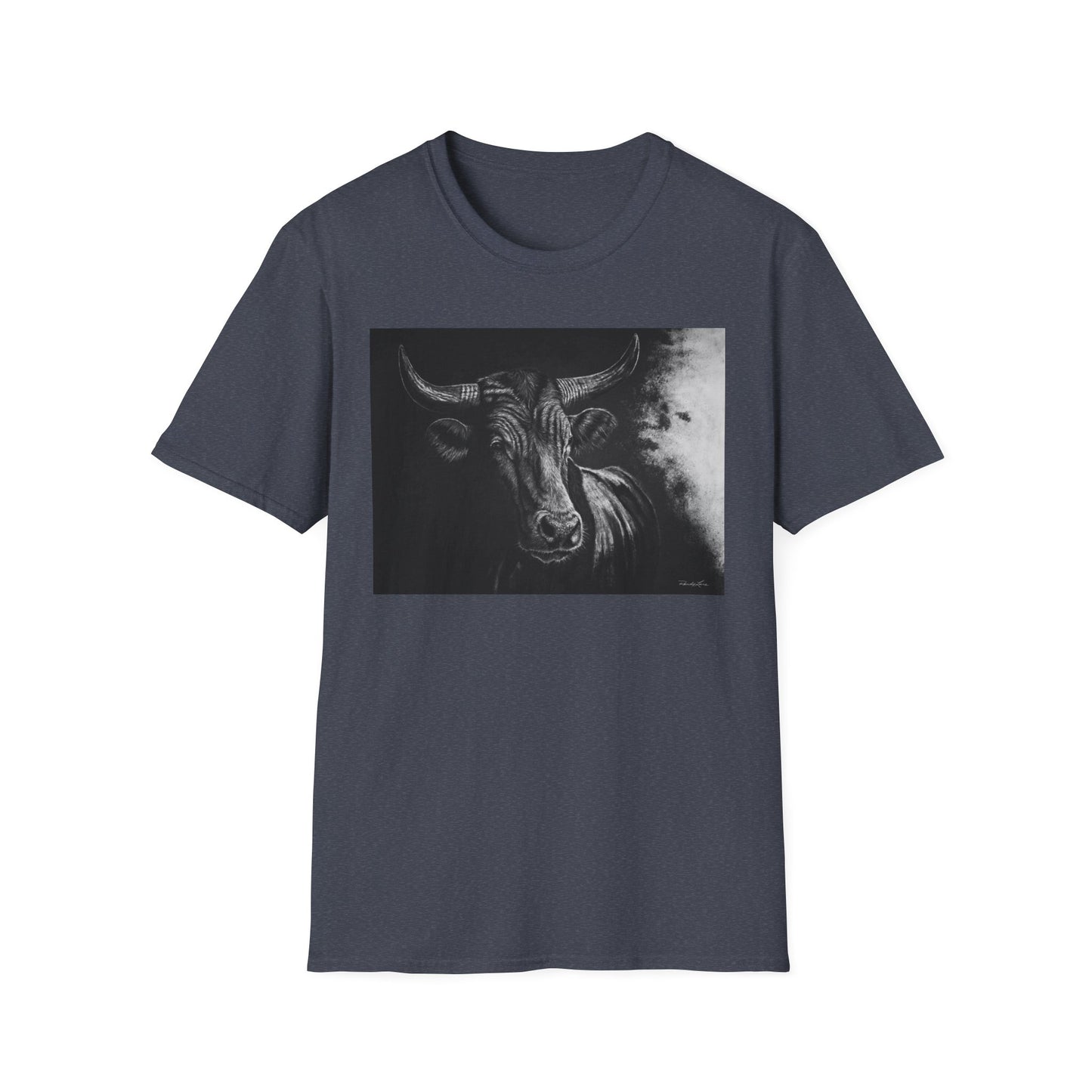 Stonebreaker. Bucking Bull Graphic Unisex Softstyle T-Shirt