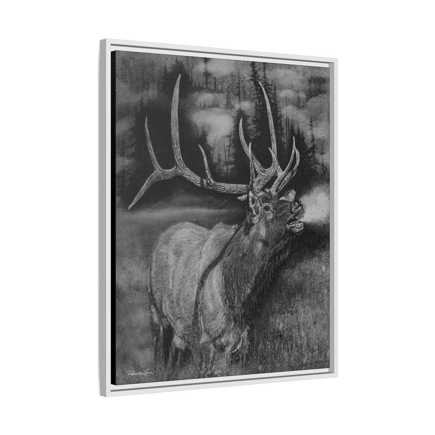 Mountain Music, Framed Elk Print